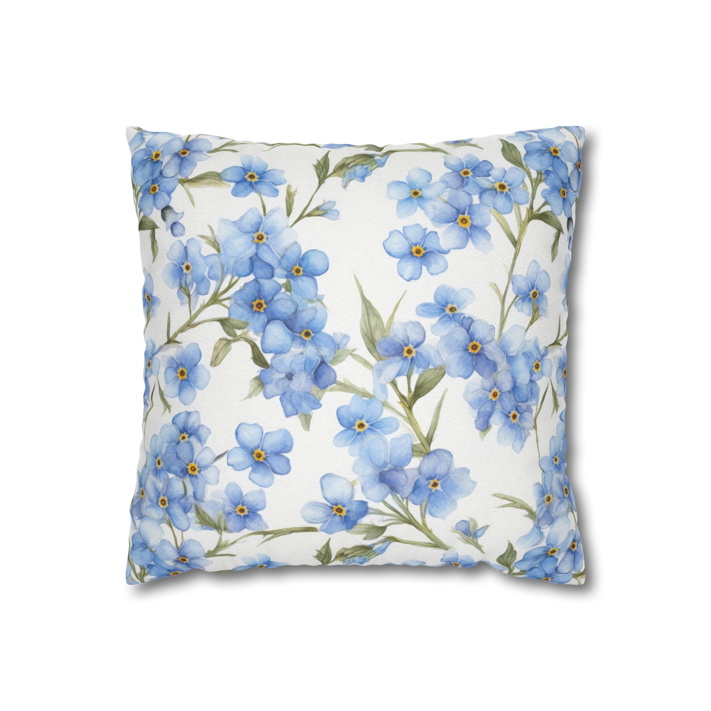Forget Me Nots Square Pillow Case