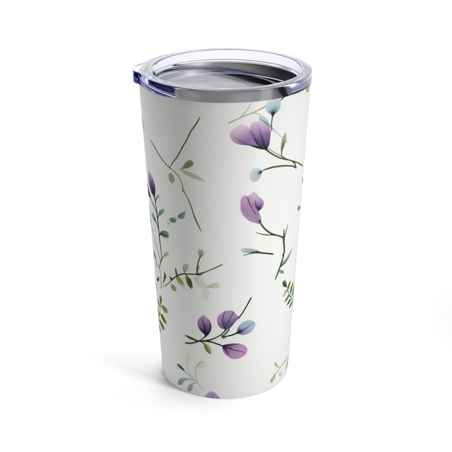 Purple Wildflowers Tumbler 20oz