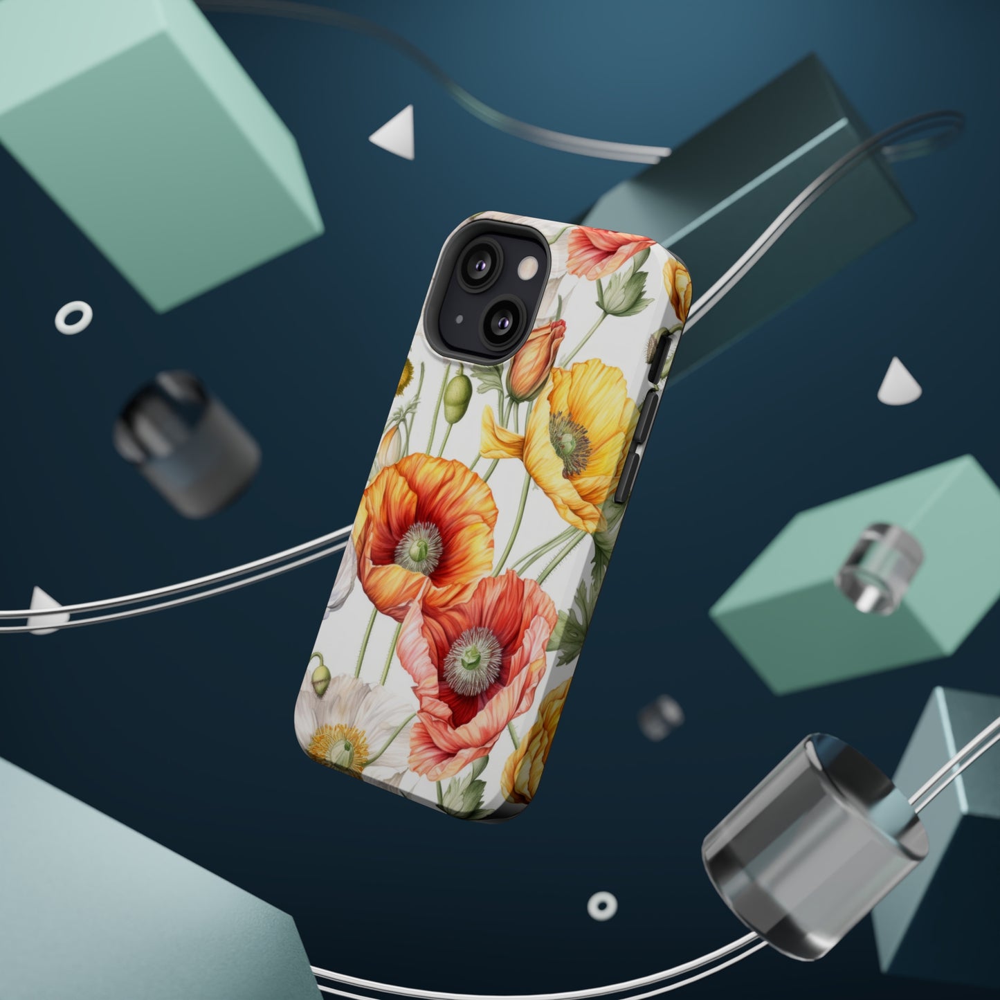 Iceland Poppies MagSafe Tough iPhone Case