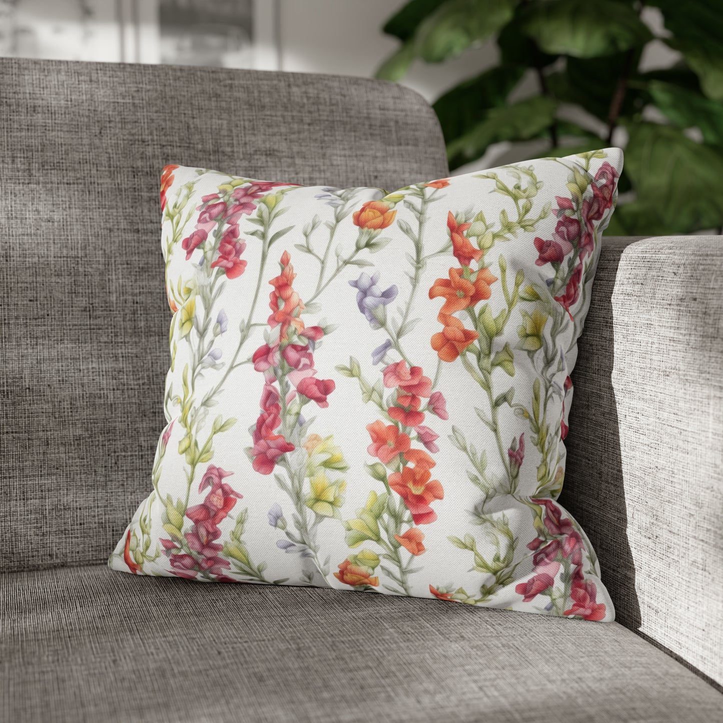 Snapdragons Square Pillow Case