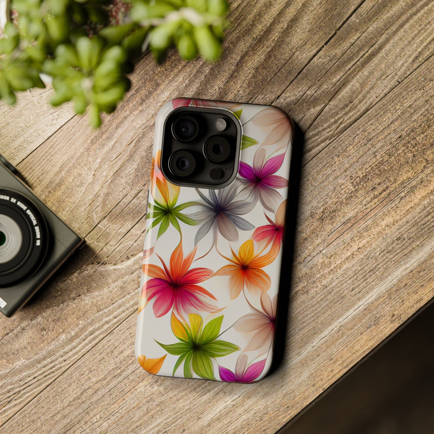 Floral Burst MagSafe Tough iPhone Case