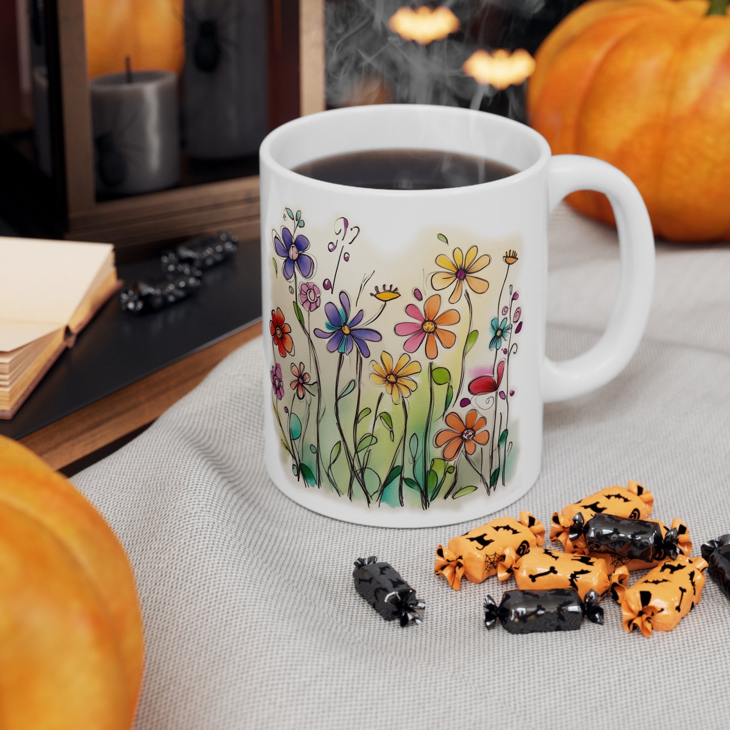 Whimsical Wildflowers 11oz Mug