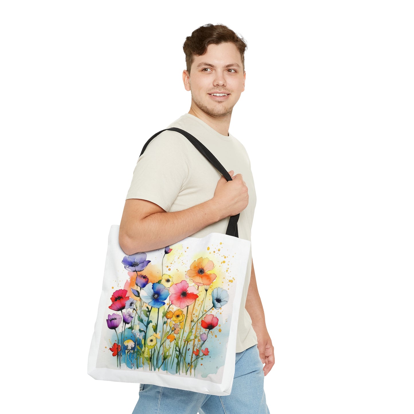 Splash of Color Wildflowers Tote Bag