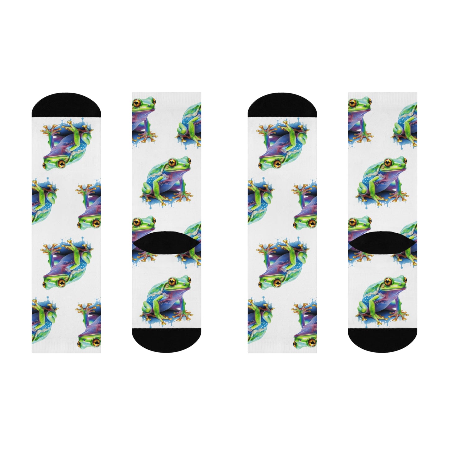 Froggy Cushioned Crew Socks