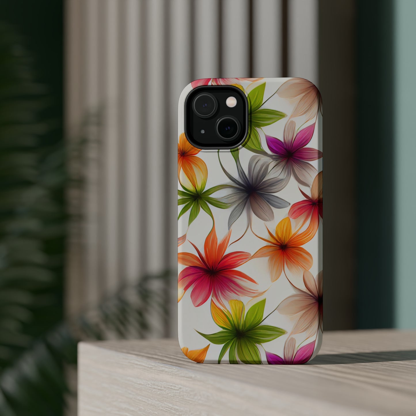 Floral Burst MagSafe Tough iPhone Case