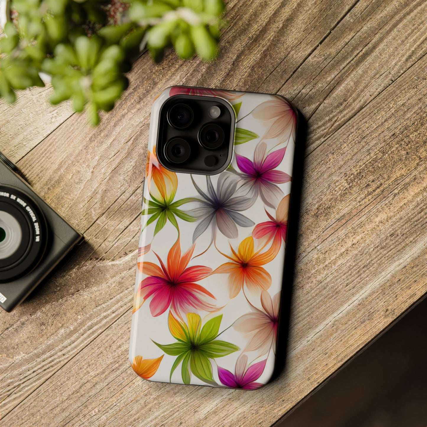 Floral Burst MagSafe Tough iPhone Case