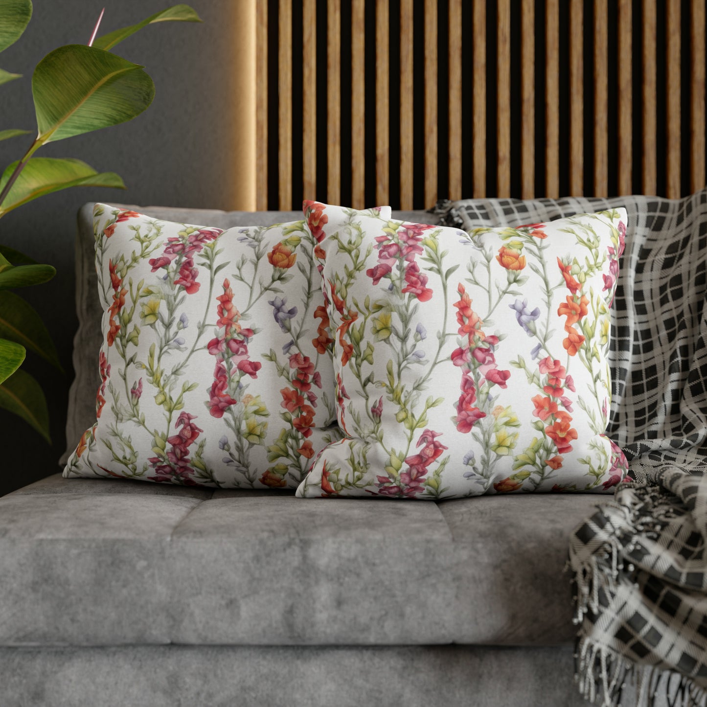 Snapdragons Square Pillow Case