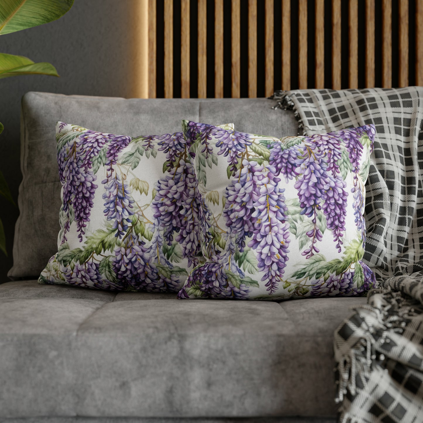 Wisteria Square Pillow Case