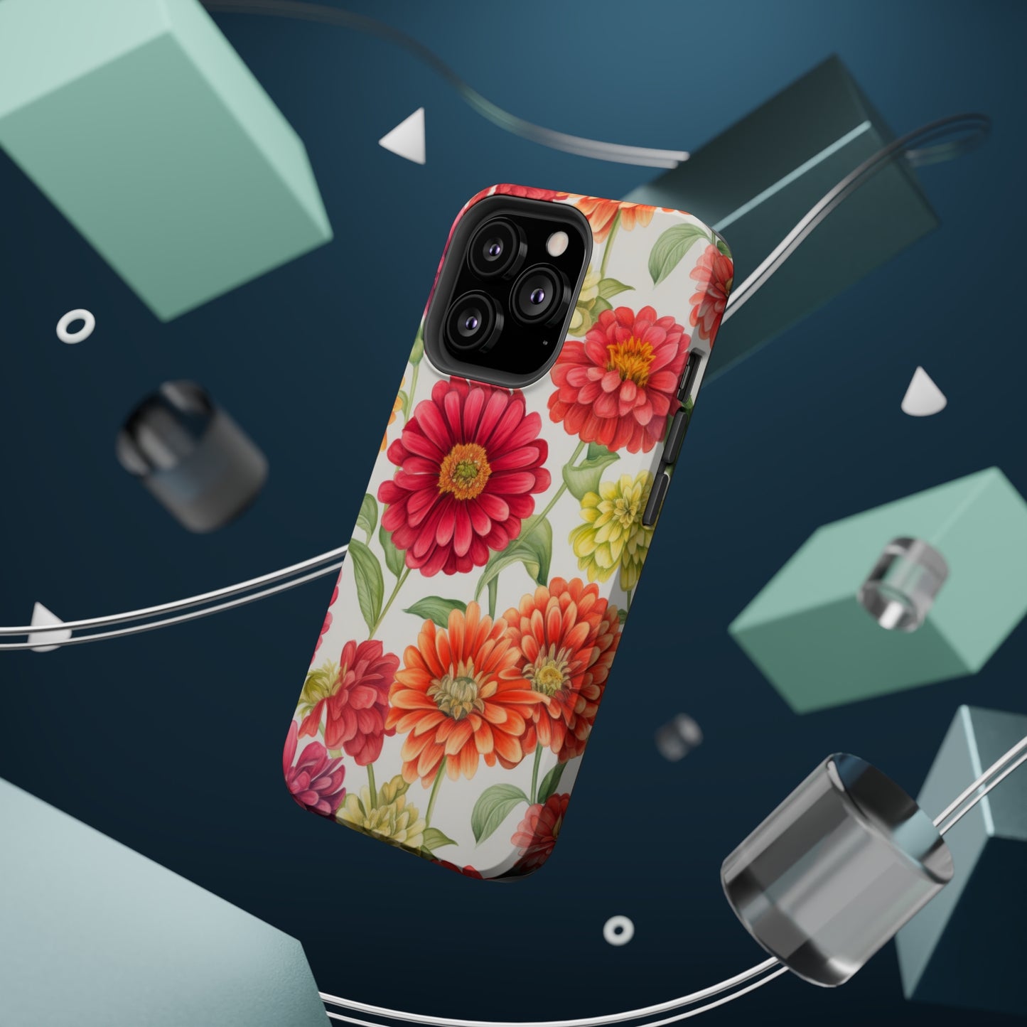 Zinnias MagSafe Tough iPhone Case