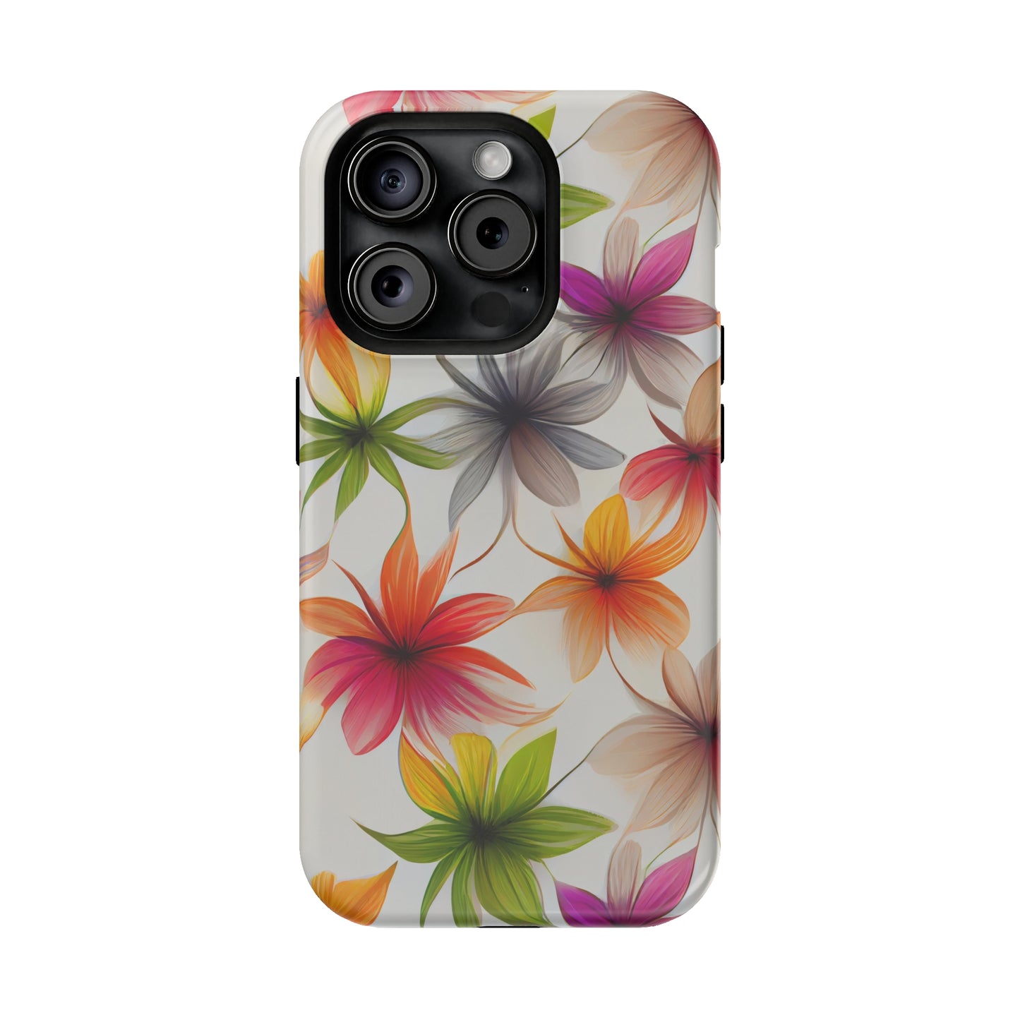 Floral Burst MagSafe Tough iPhone Case