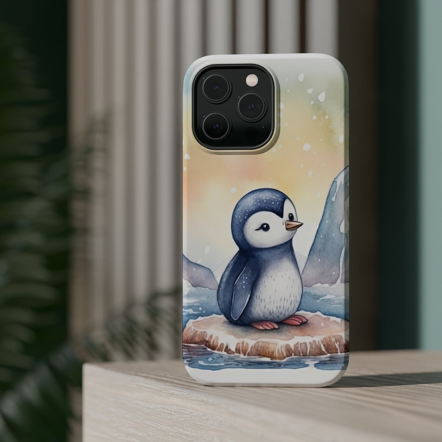 Cute Penguin MagSafe Tough iPhone Case