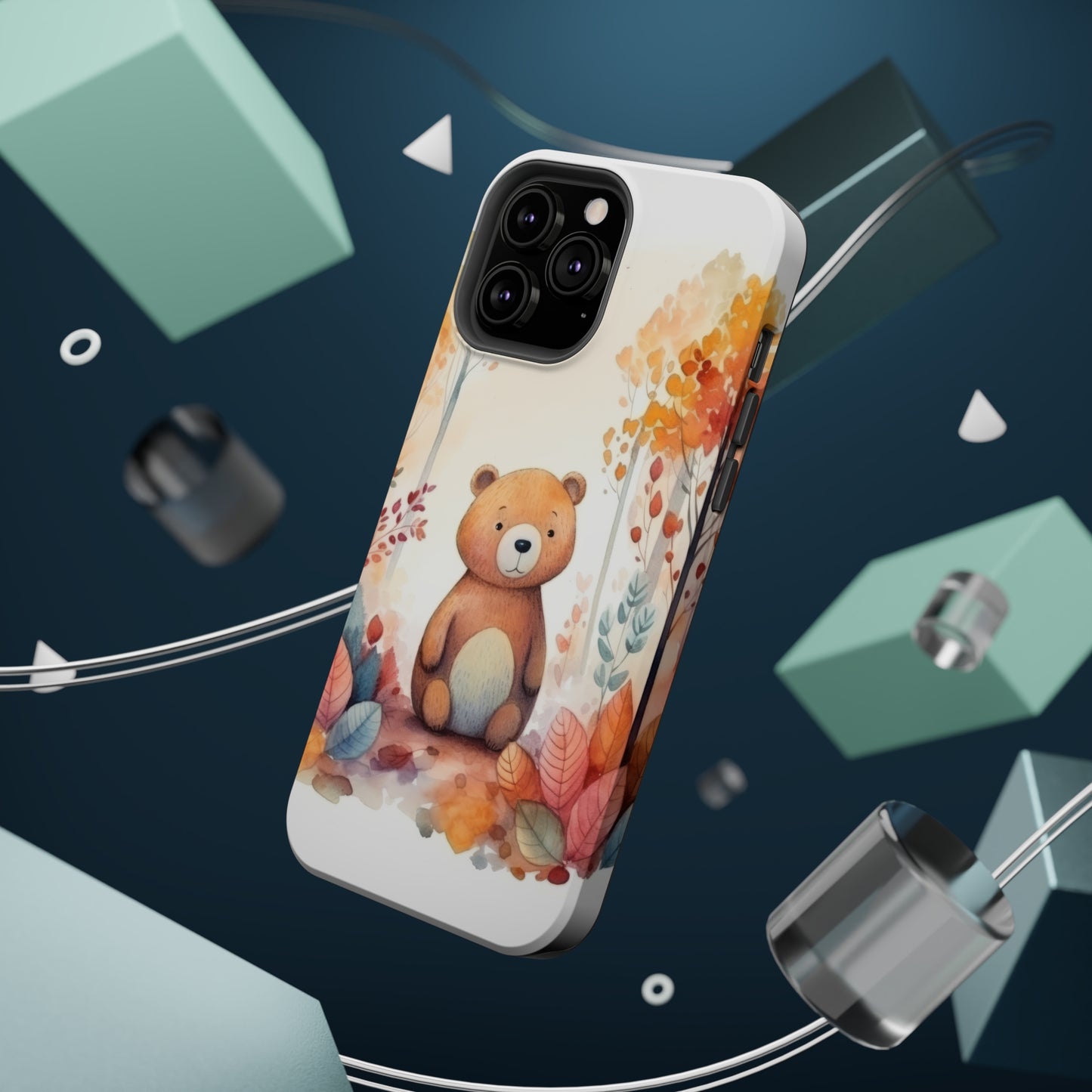 Cute Bear MagSafe Tough iPhone Case
