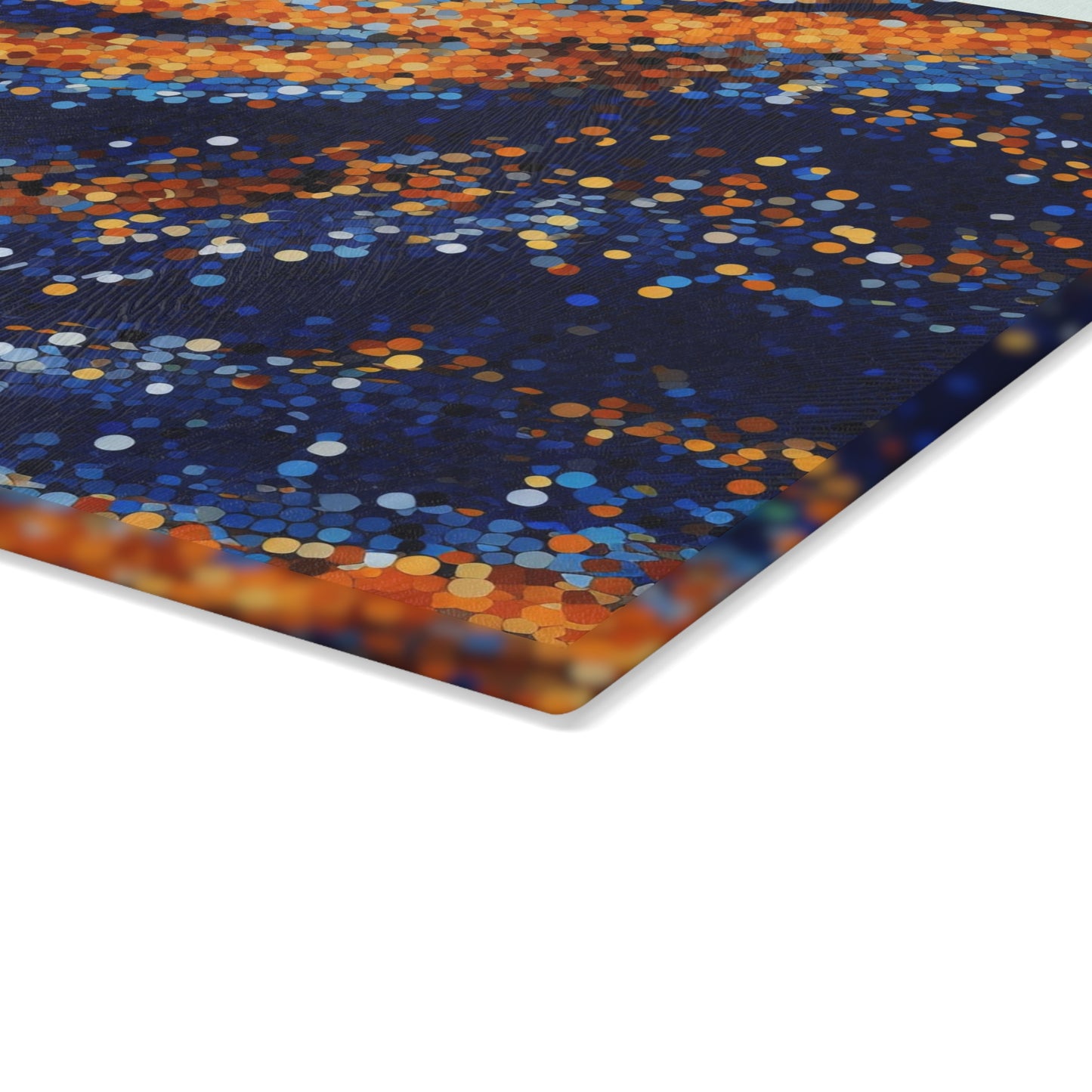 Goldfish in Water Mosaic Glass Cutting Board