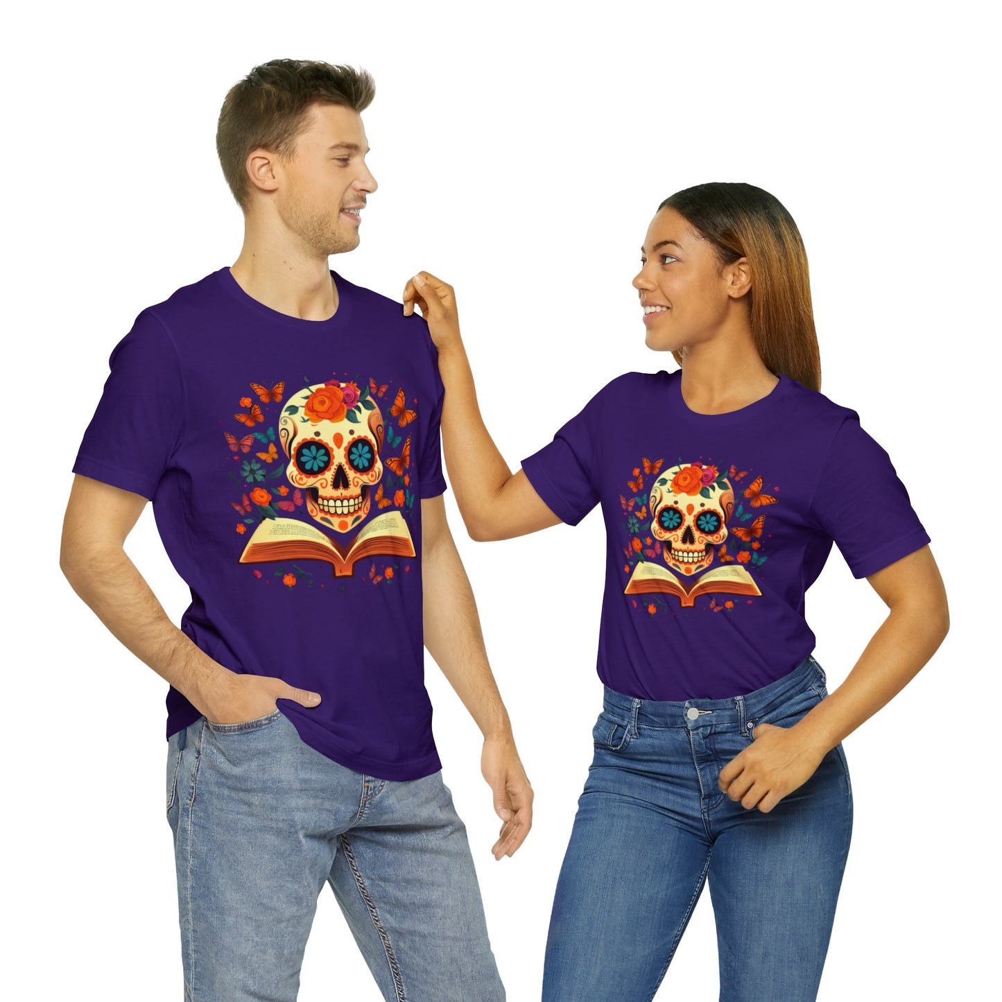 Dia de los Muertos Unisex Jersey Short Sleeve Tee