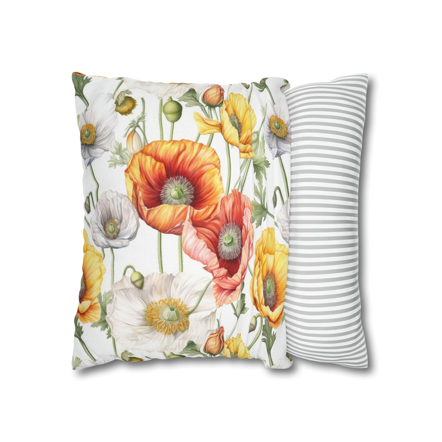 Iceland Poppies Square Pillow Case