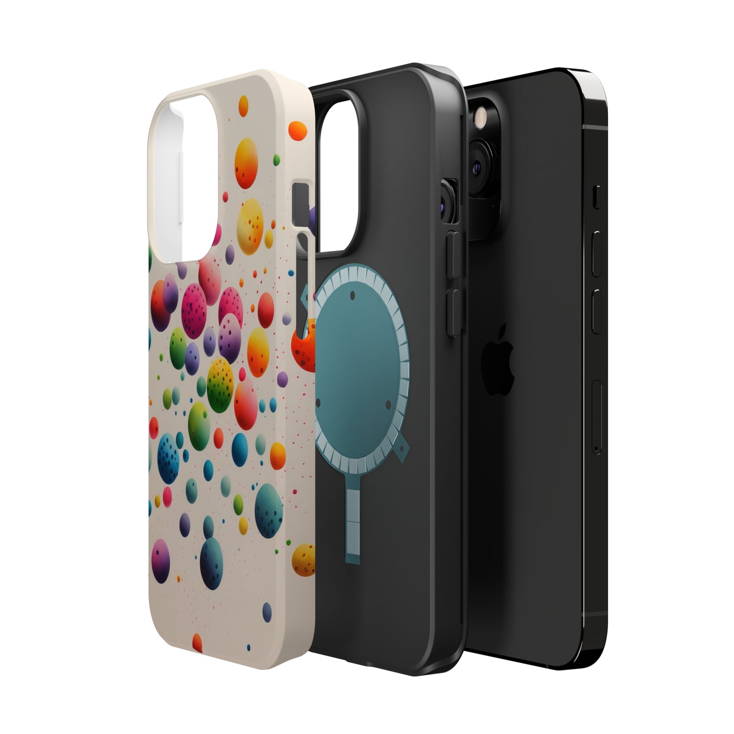 Rainbow Dots MagSafe Tough iPhone Case