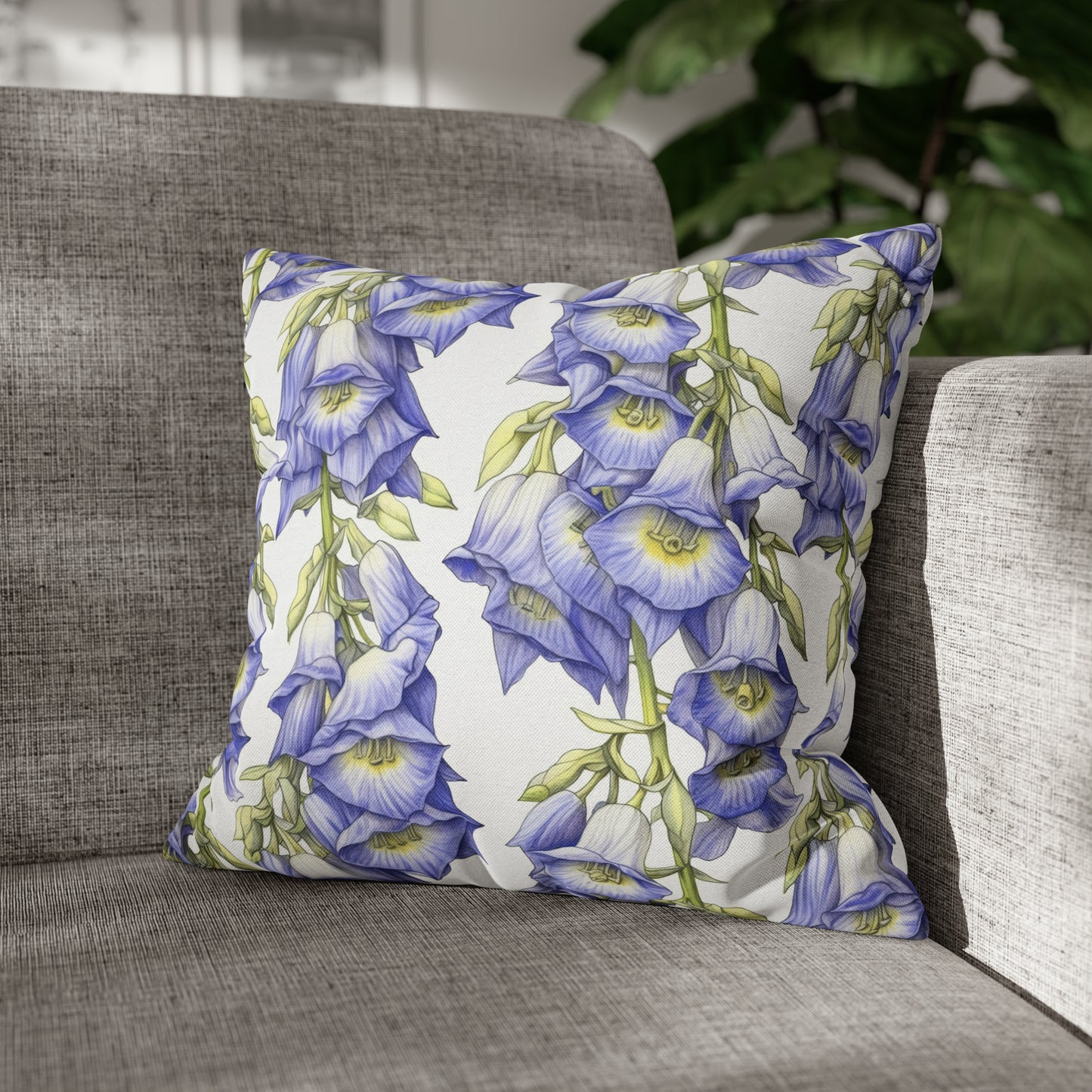 Delphinium Square Pillow Case