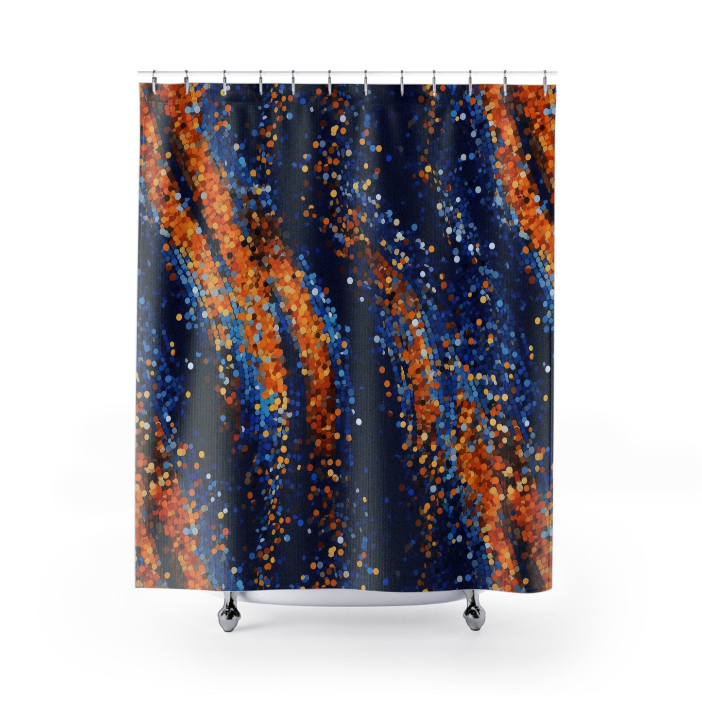 Goldfish in Water Mosaic Shower Curtain