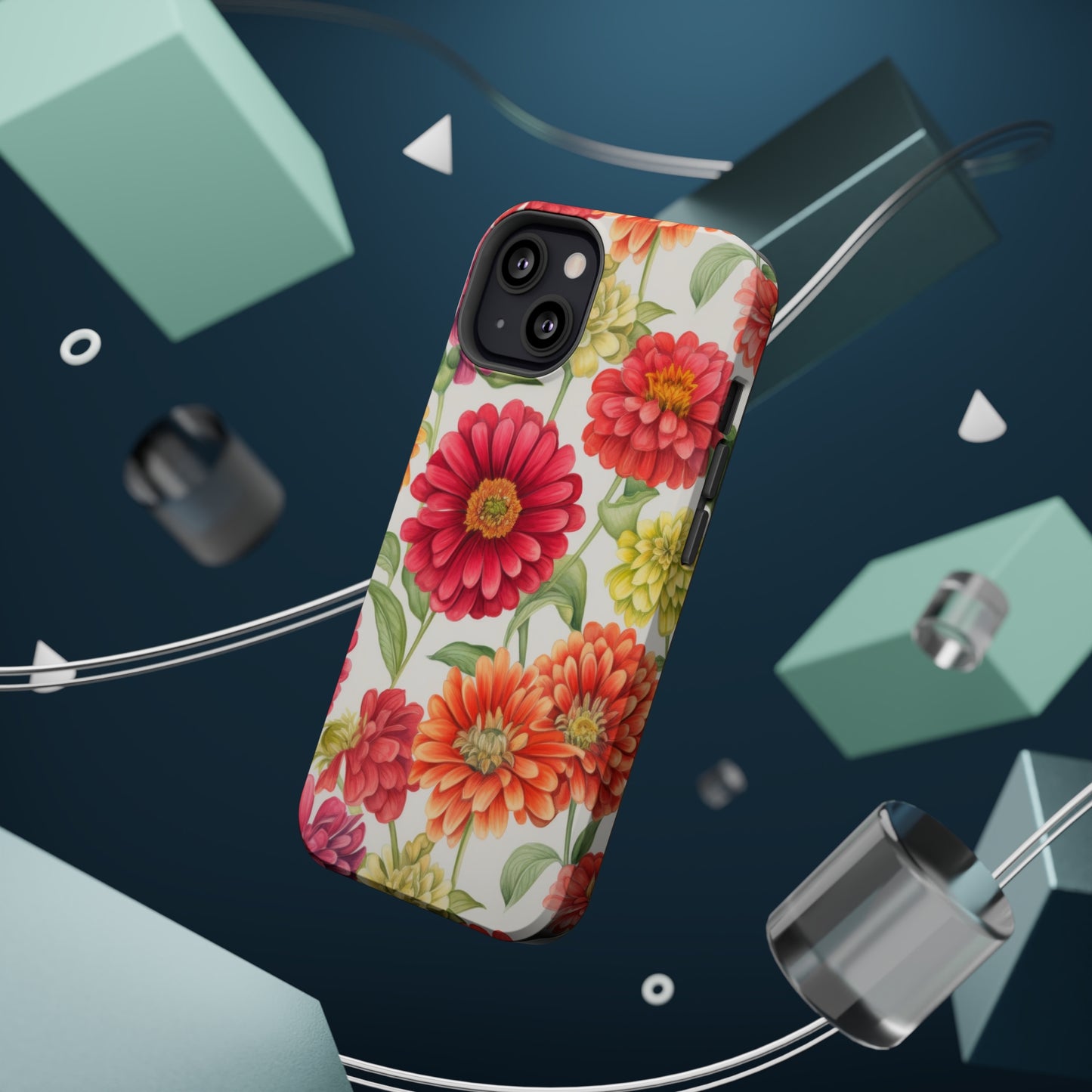 Zinnias MagSafe Tough iPhone Case