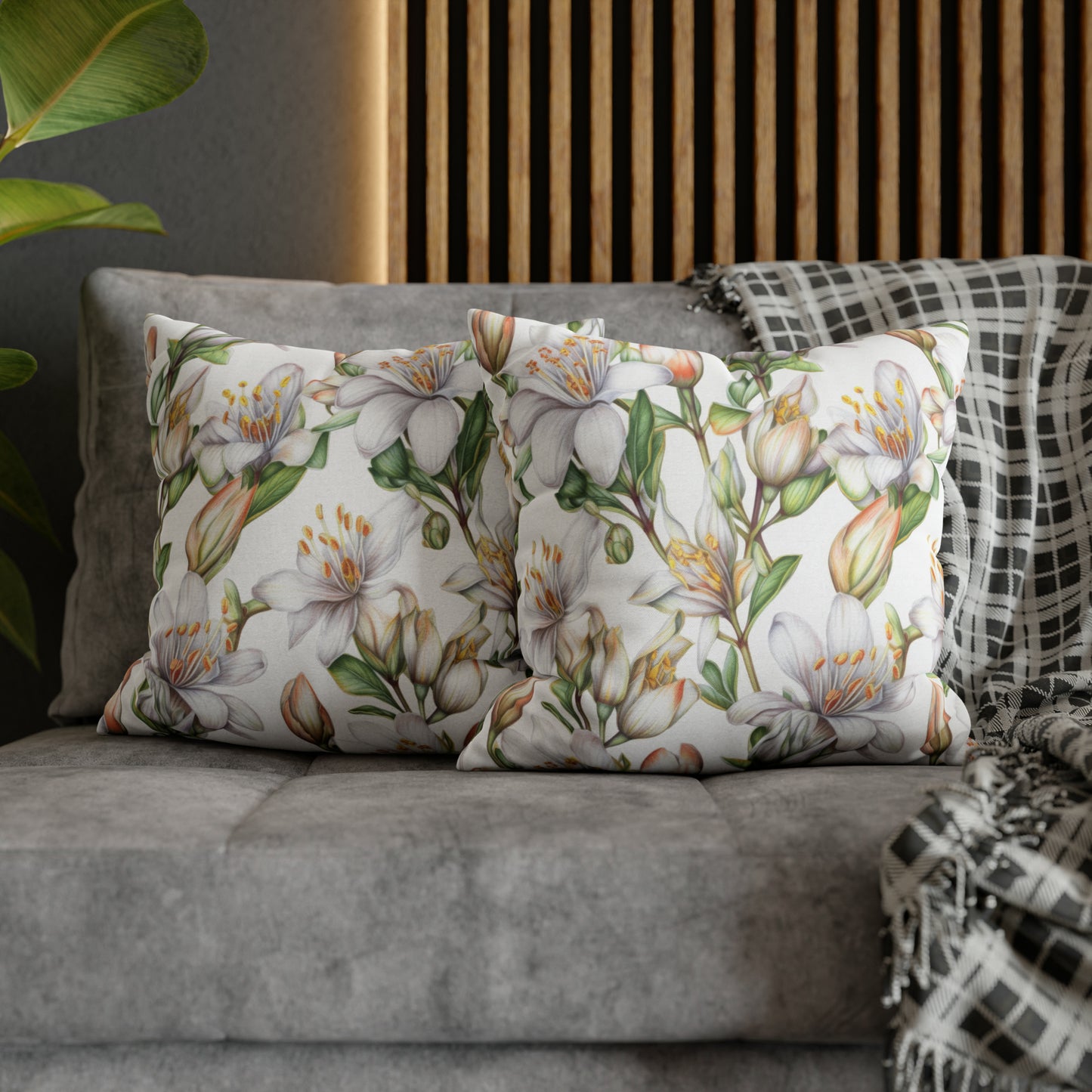 Lilacs Square Pillow Case