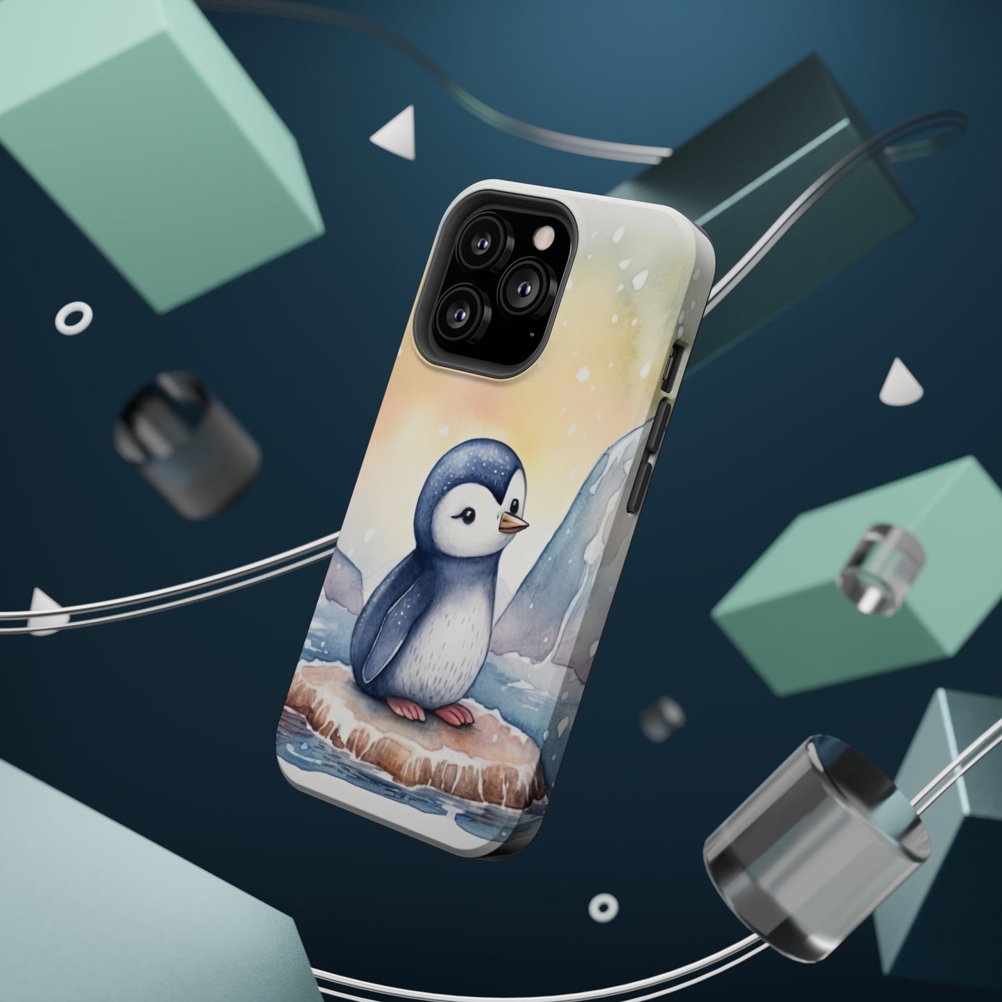 Cute Penguin MagSafe Tough iPhone Case