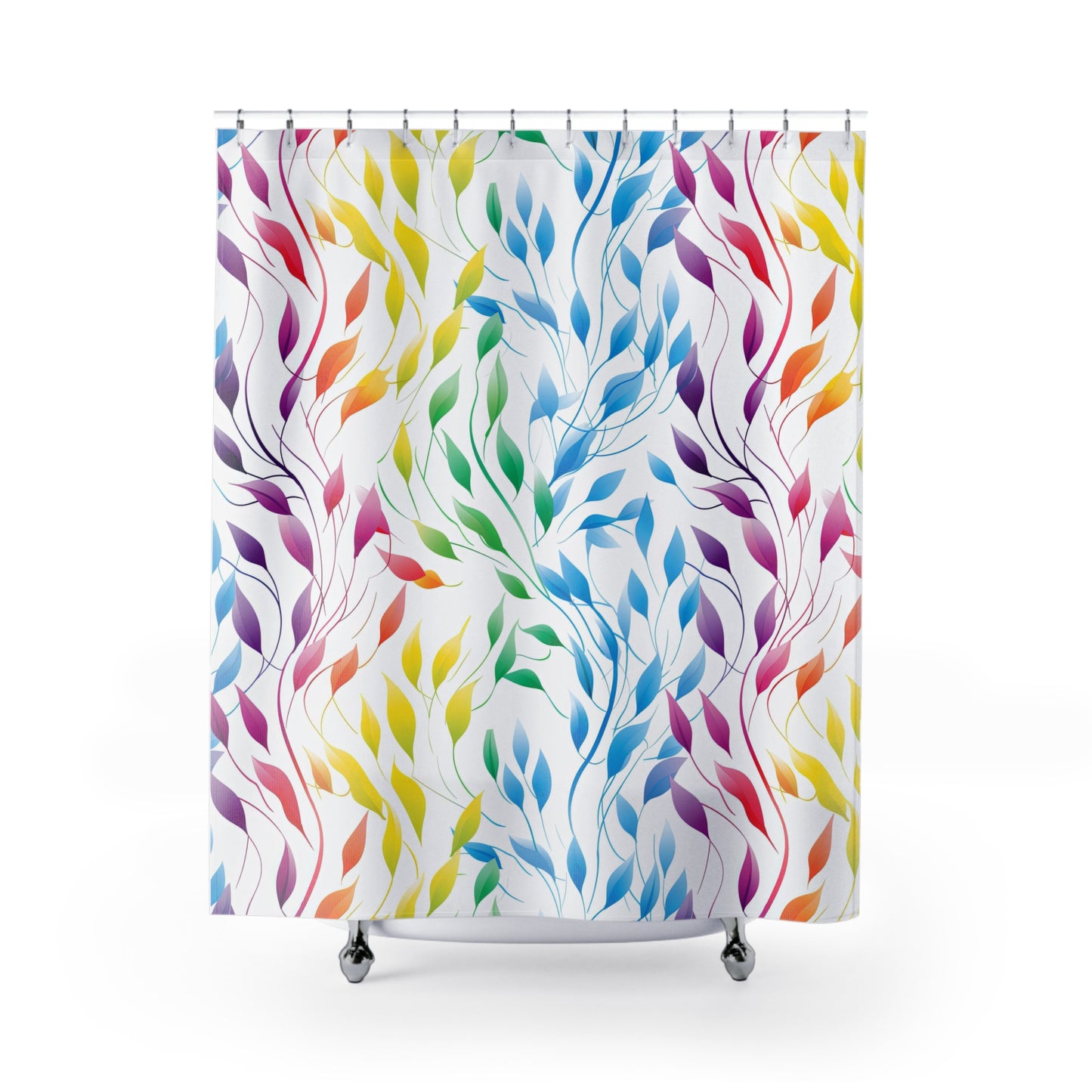 Rainbow Vines Shower Curtain