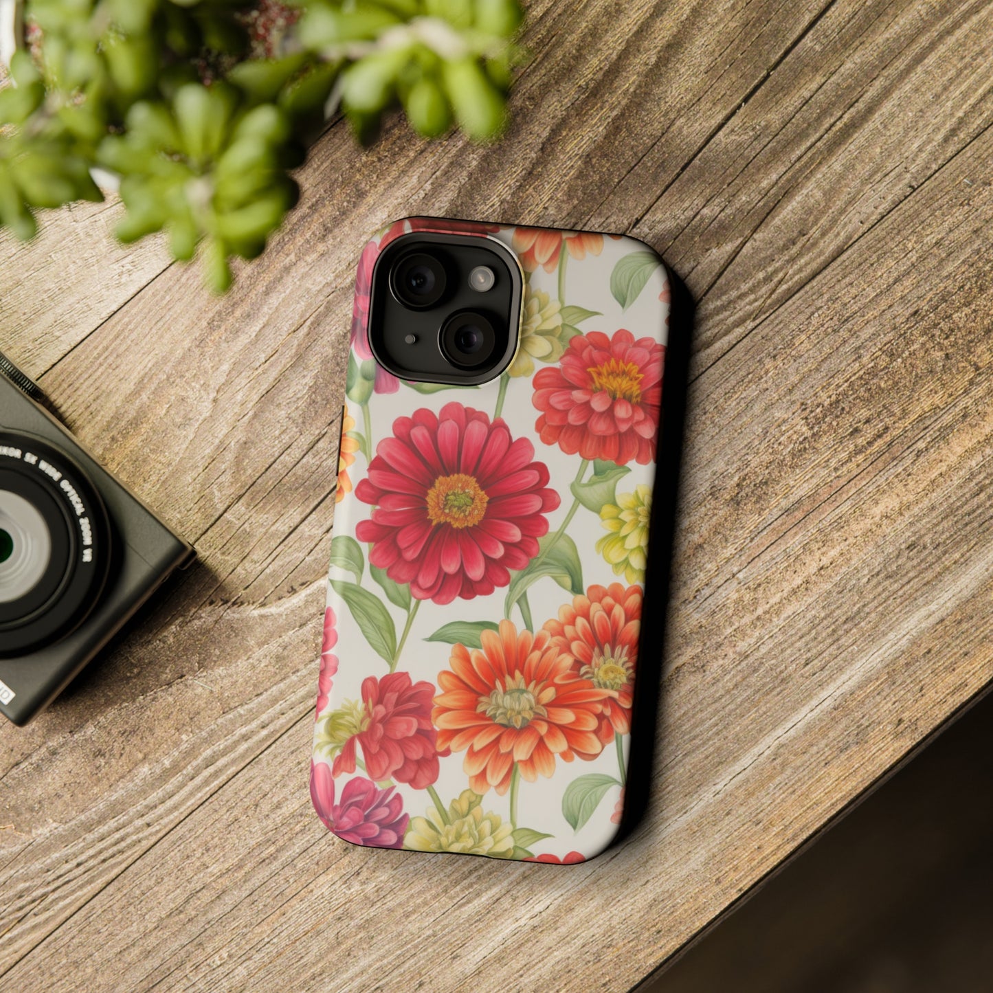 Zinnias MagSafe Tough iPhone Case