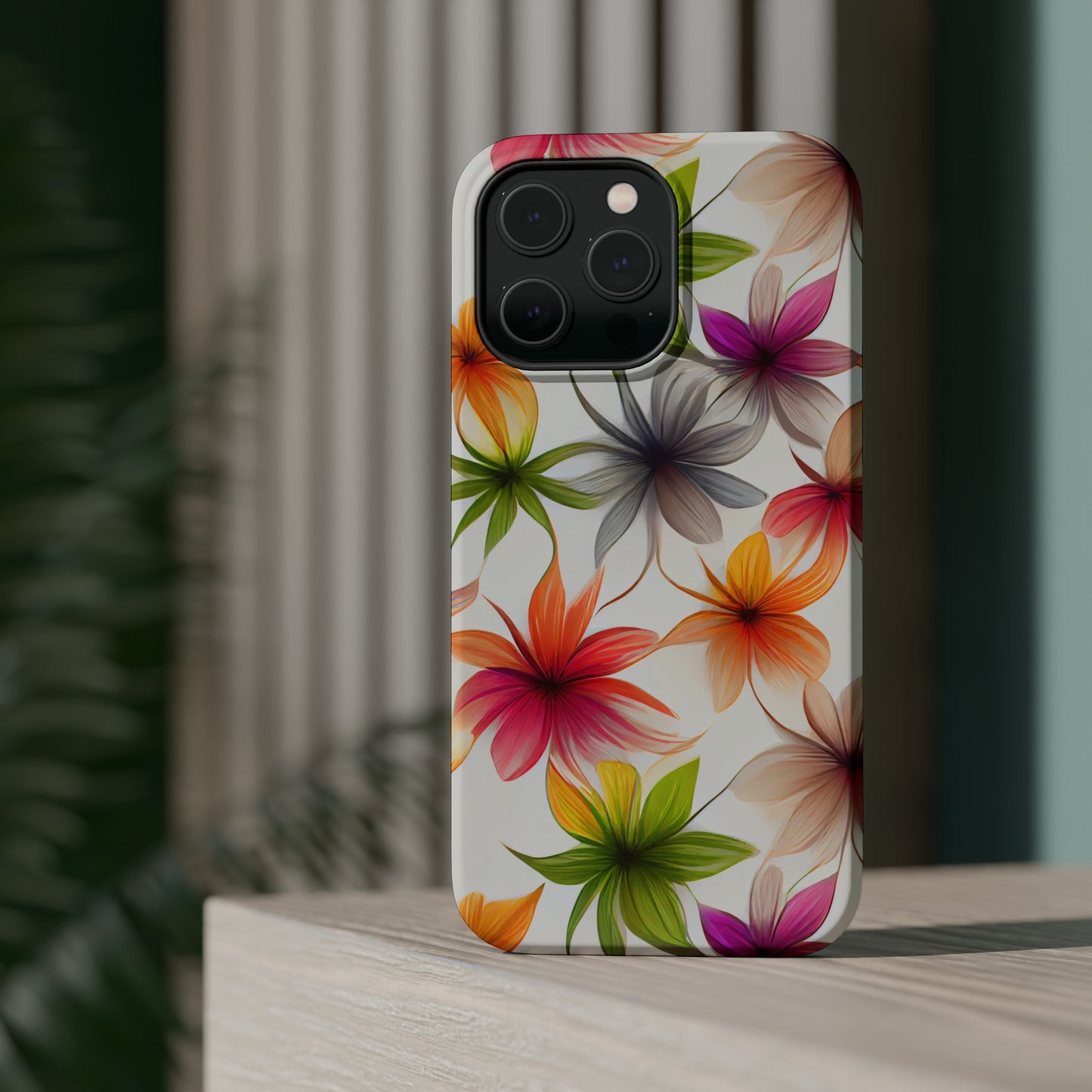 Floral Burst MagSafe Tough iPhone Case