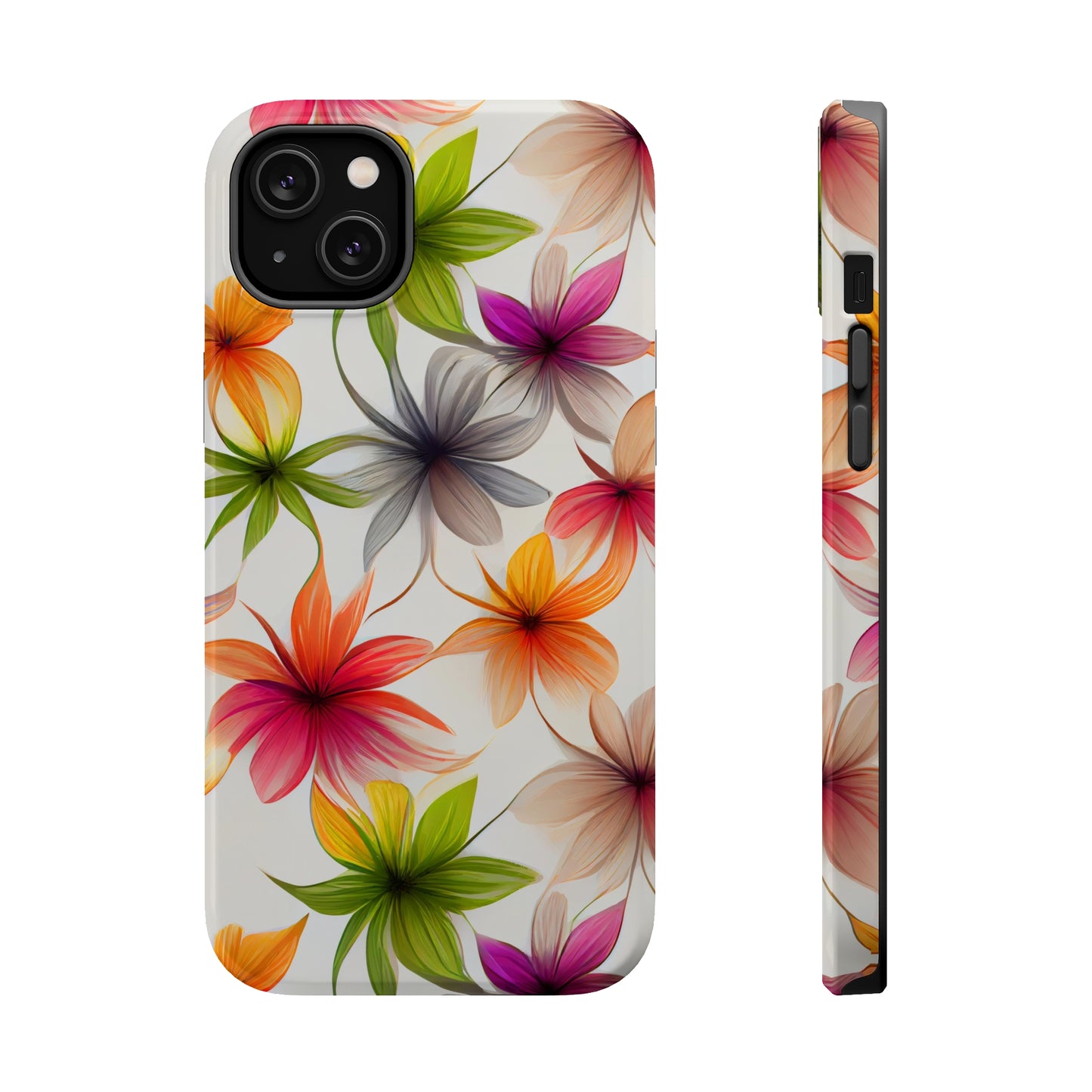 Floral Burst MagSafe Tough iPhone Case