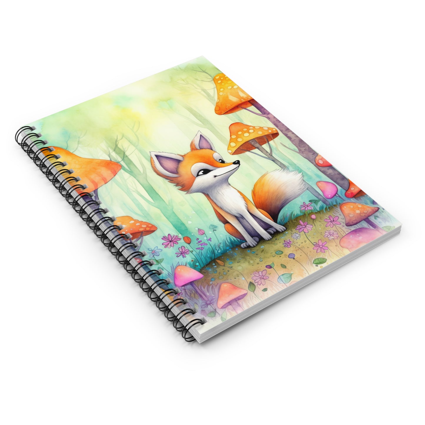 Fox Spiral Notebook - Ruled Line