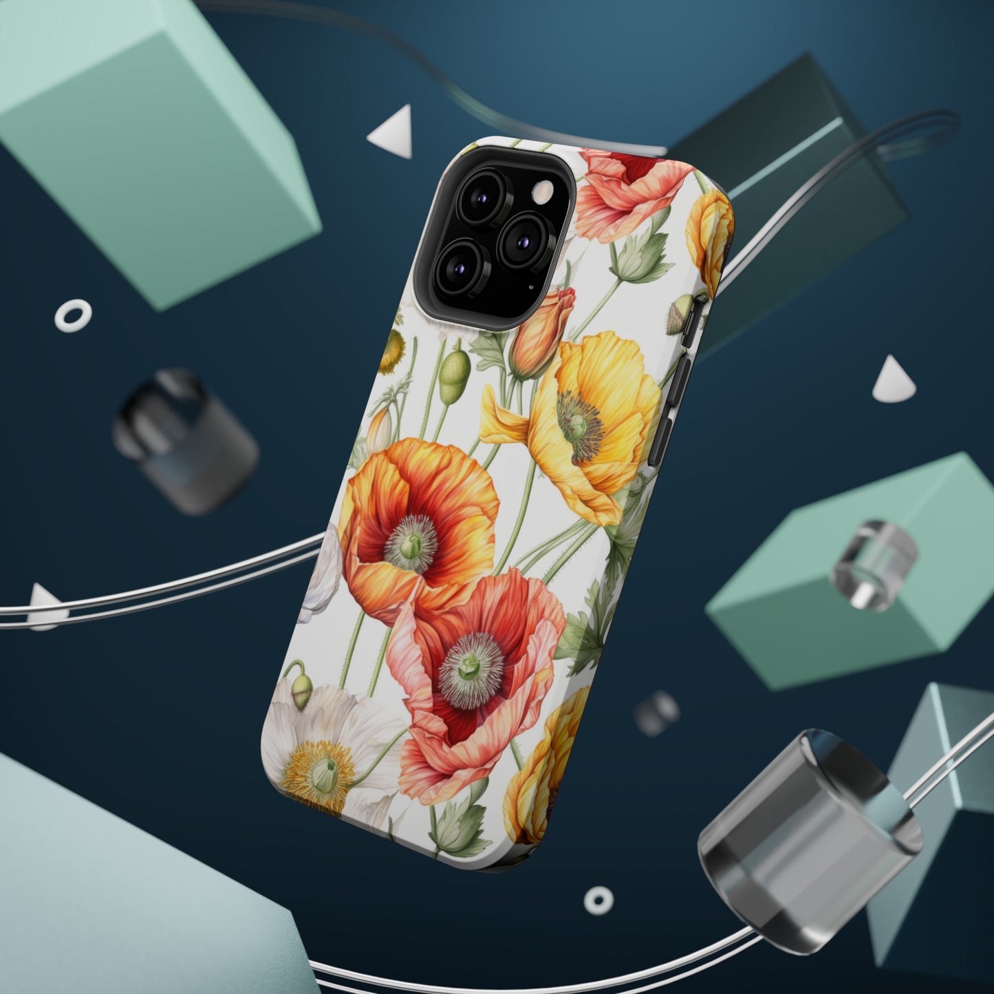 Iceland Poppies MagSafe Tough iPhone Case