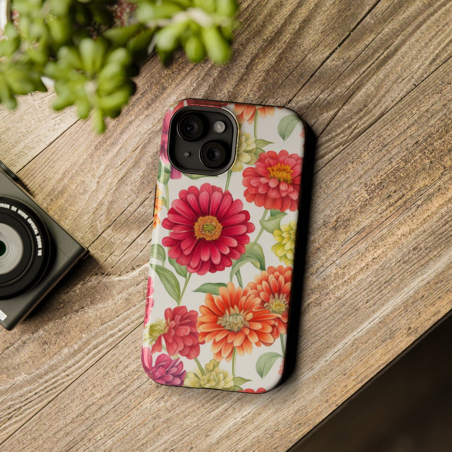 Zinnias MagSafe Tough iPhone Case
