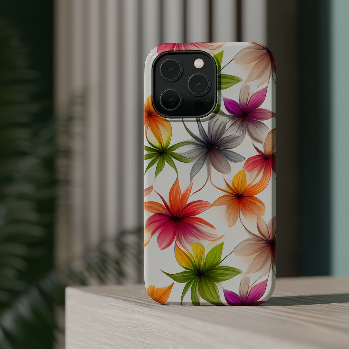 Floral Burst MagSafe Tough iPhone Case