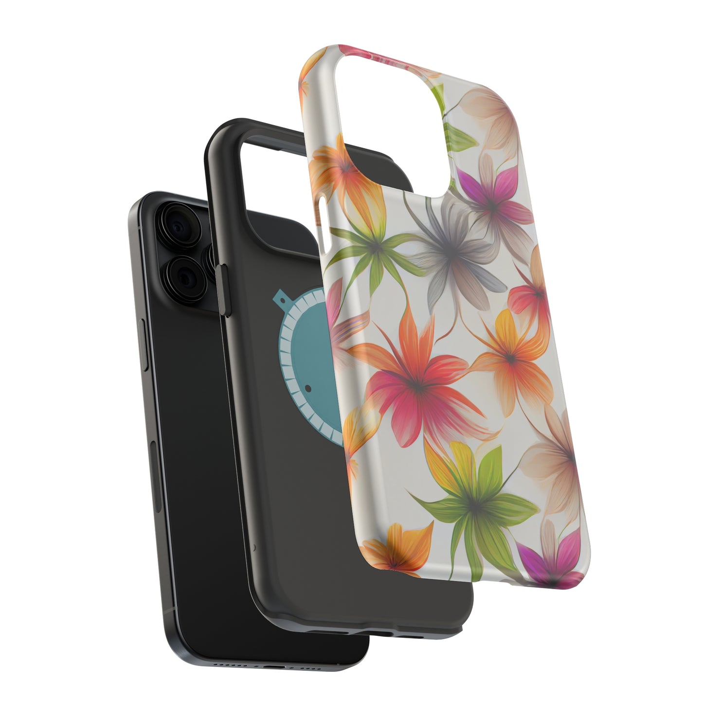 Floral Burst MagSafe Tough iPhone Case