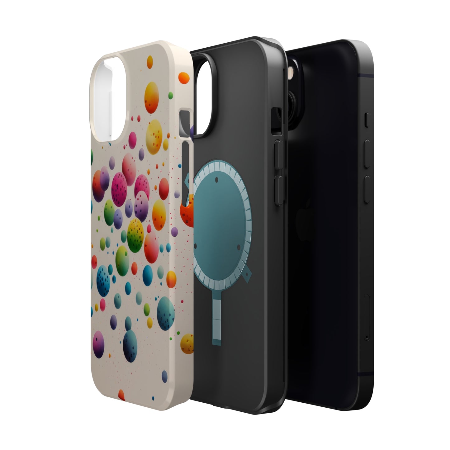 Rainbow Dots MagSafe Tough iPhone Case
