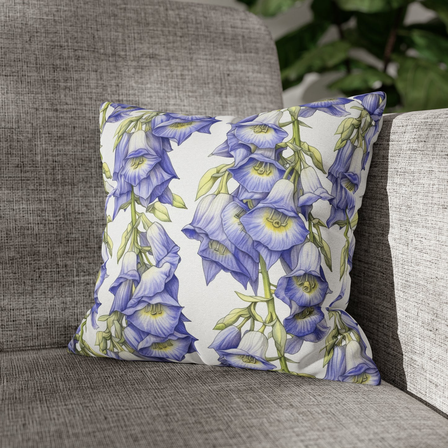 Delphinium Square Pillow Case