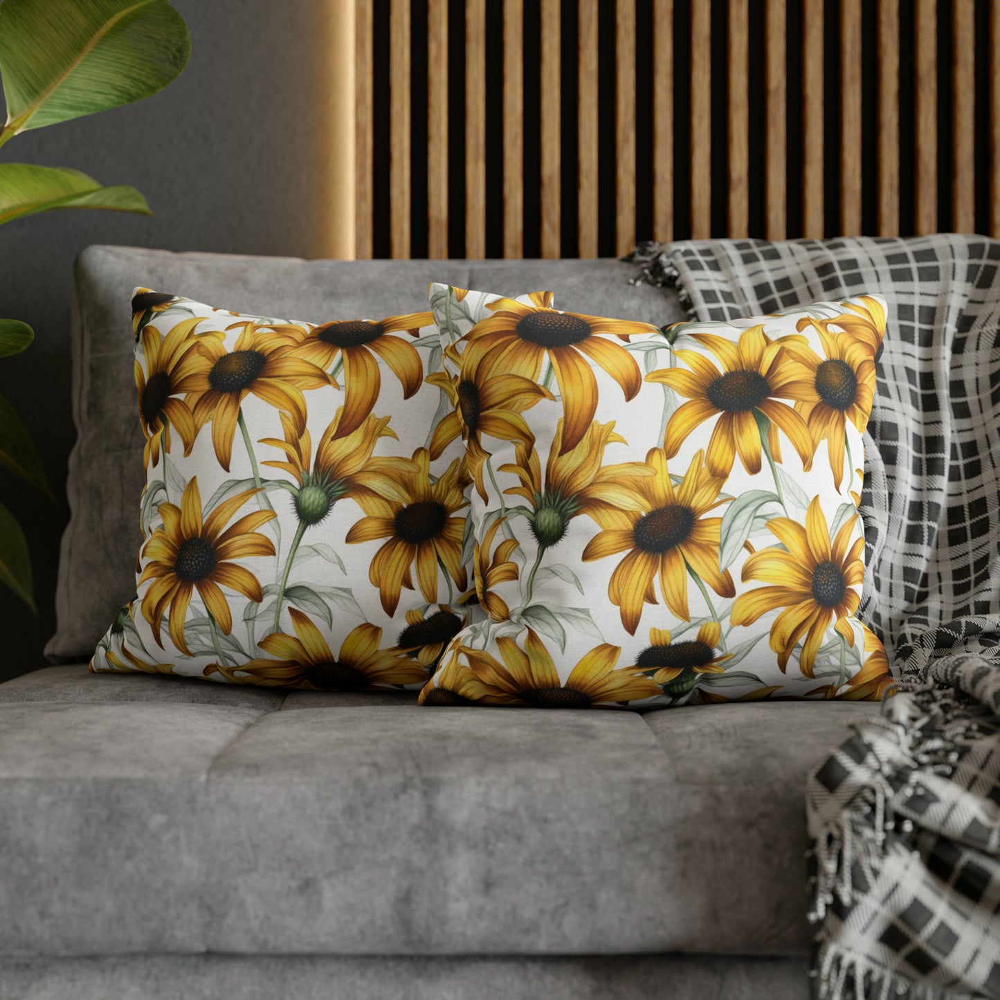 Sunflowers Square Pillow Case