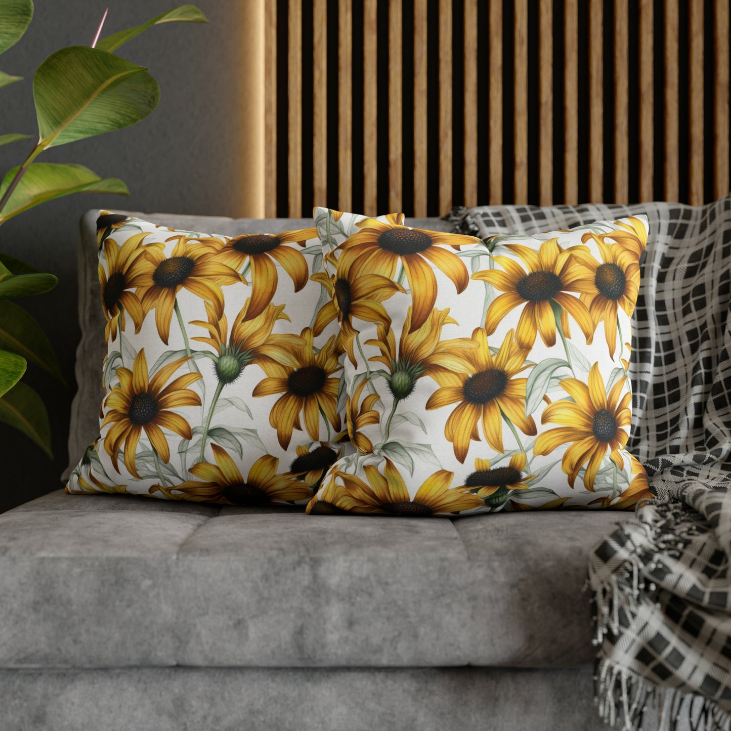 Sunflowers Square Pillow Case