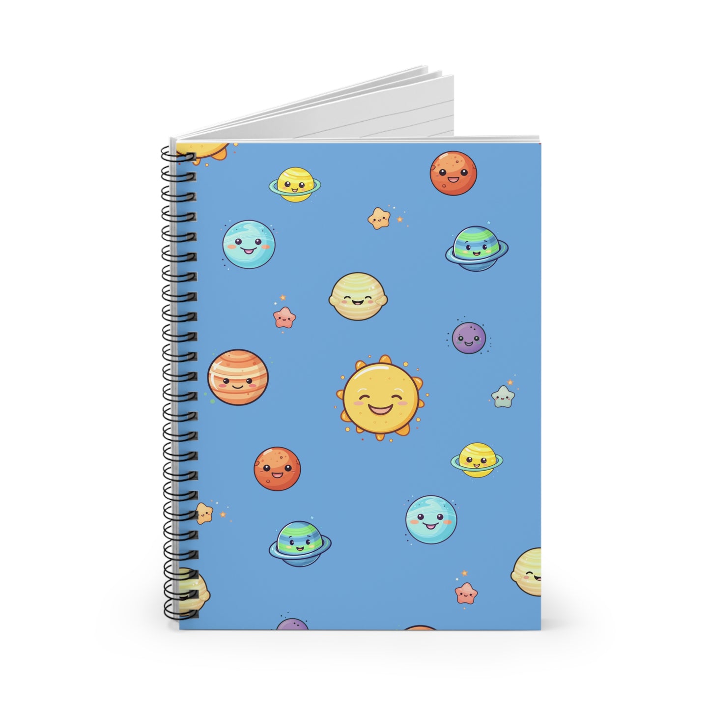 Young Solar System Spiral Notebook - Ruled Line