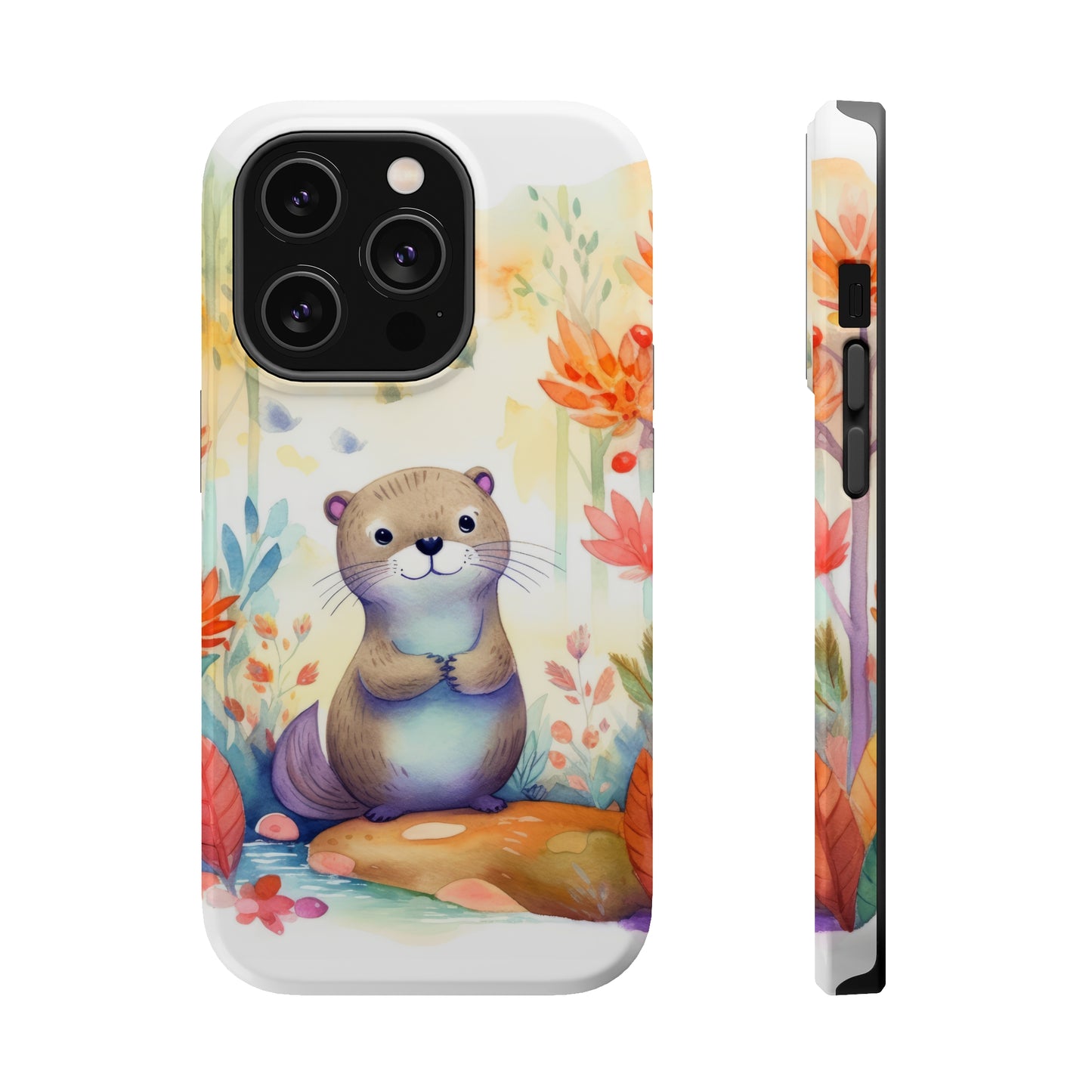 Cute Otter MagSafe Tough iPhone Case