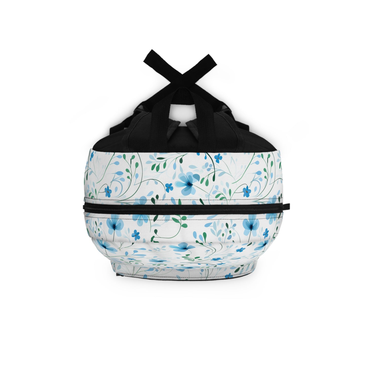 Dainty Sky Blue Wildflowers Backpack
