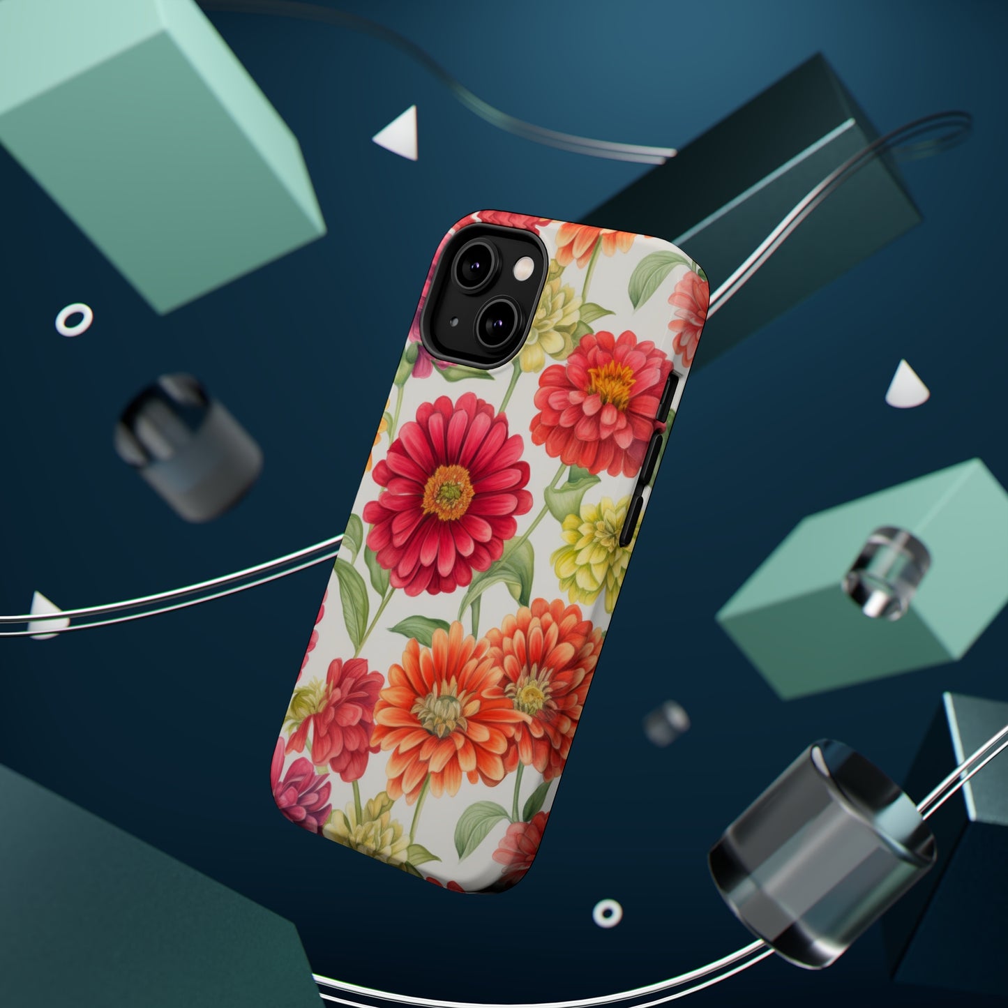 Zinnias MagSafe Tough iPhone Case