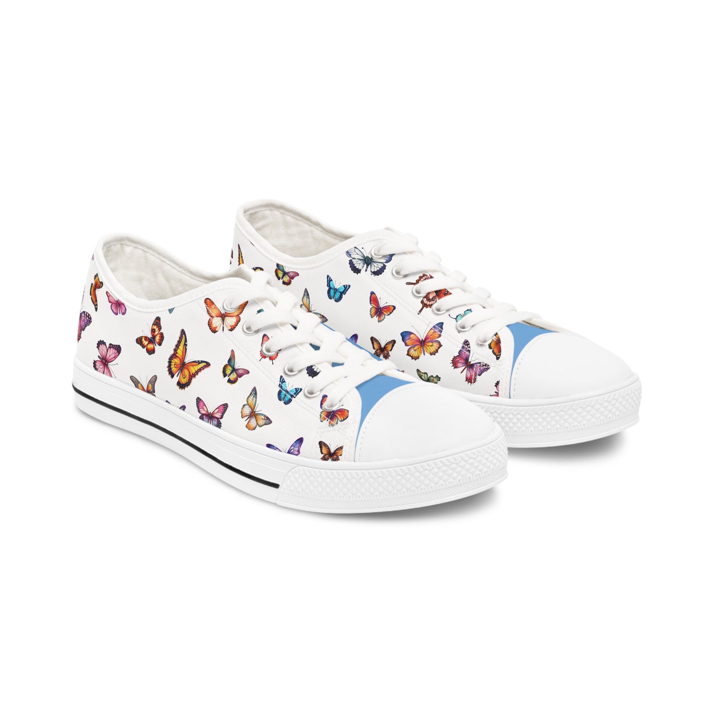Butterflies Women's Low Top Sneakers