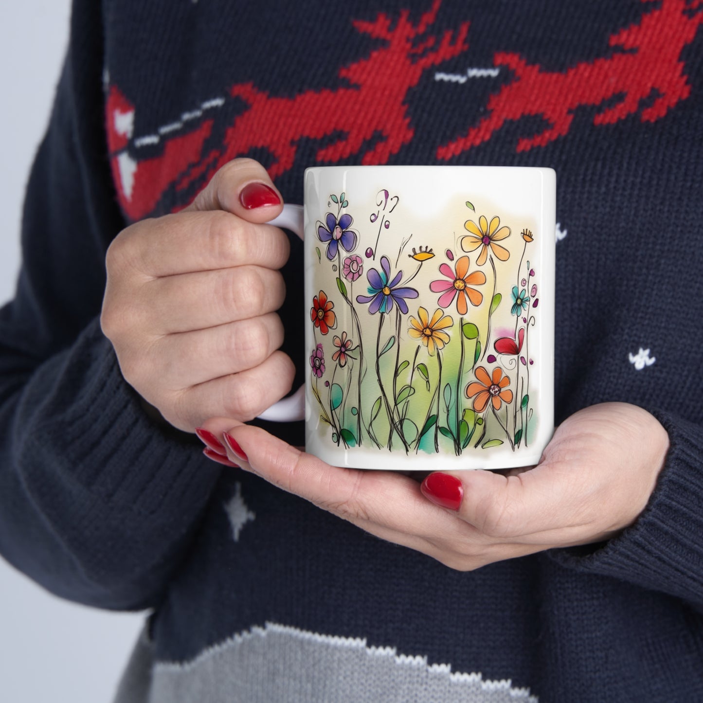 Whimsical Wildflowers 11oz Mug