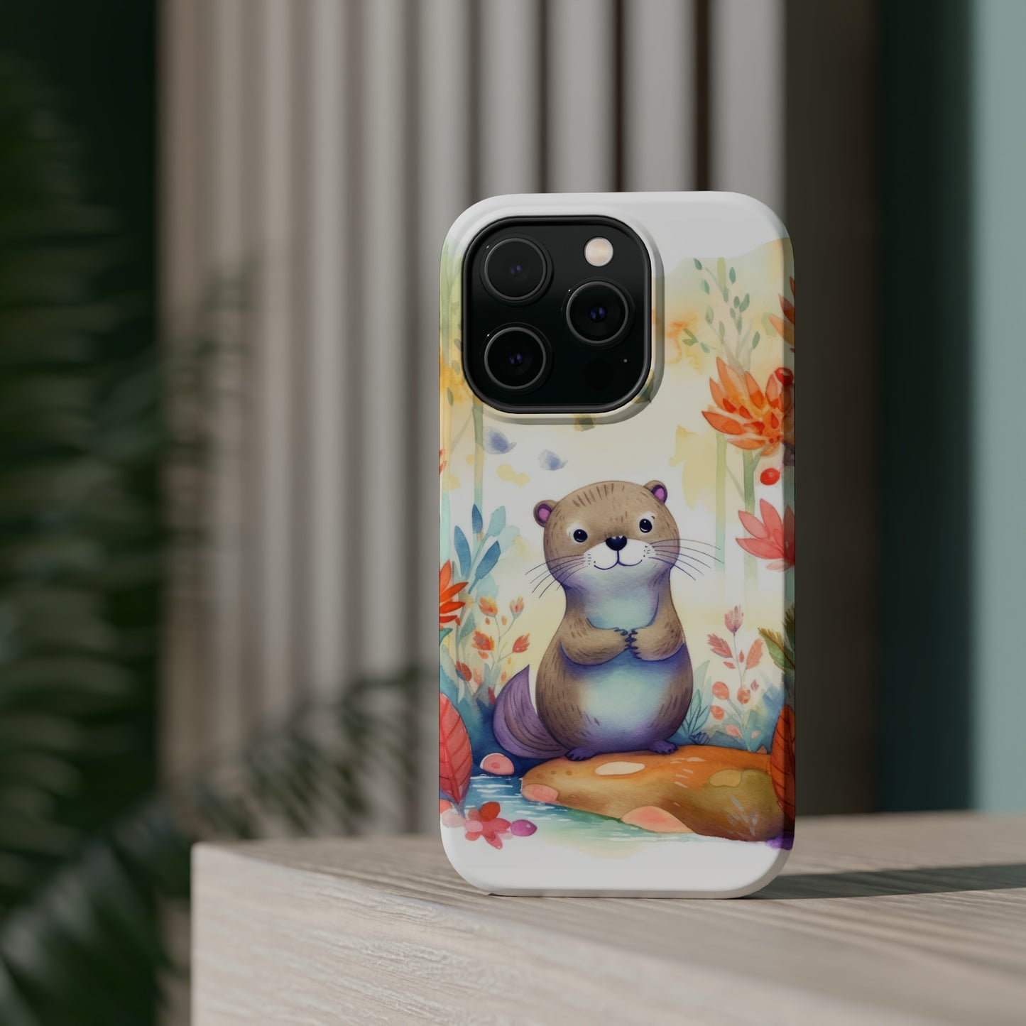 Cute Otter MagSafe Tough iPhone Case