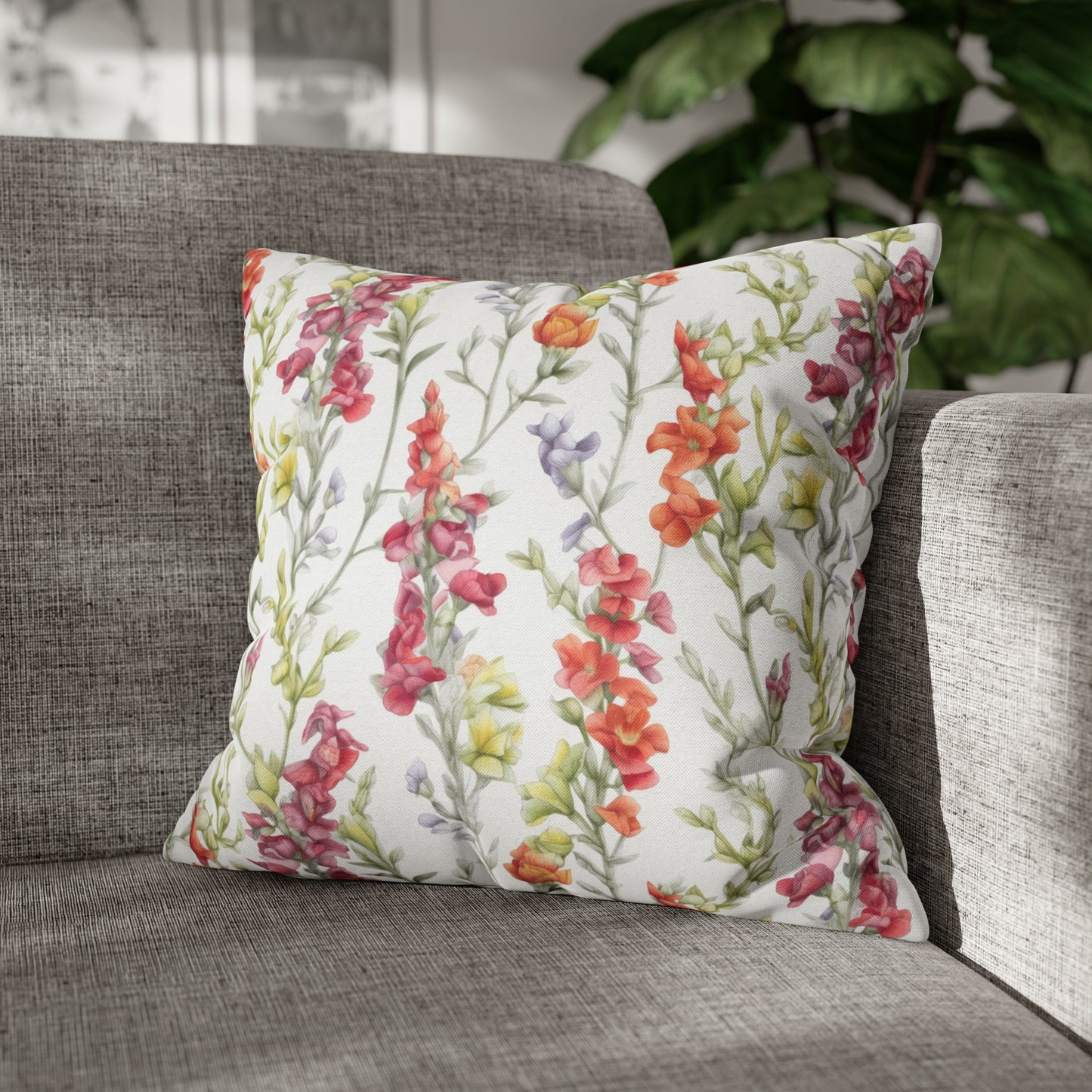 Snapdragons Square Pillow Case