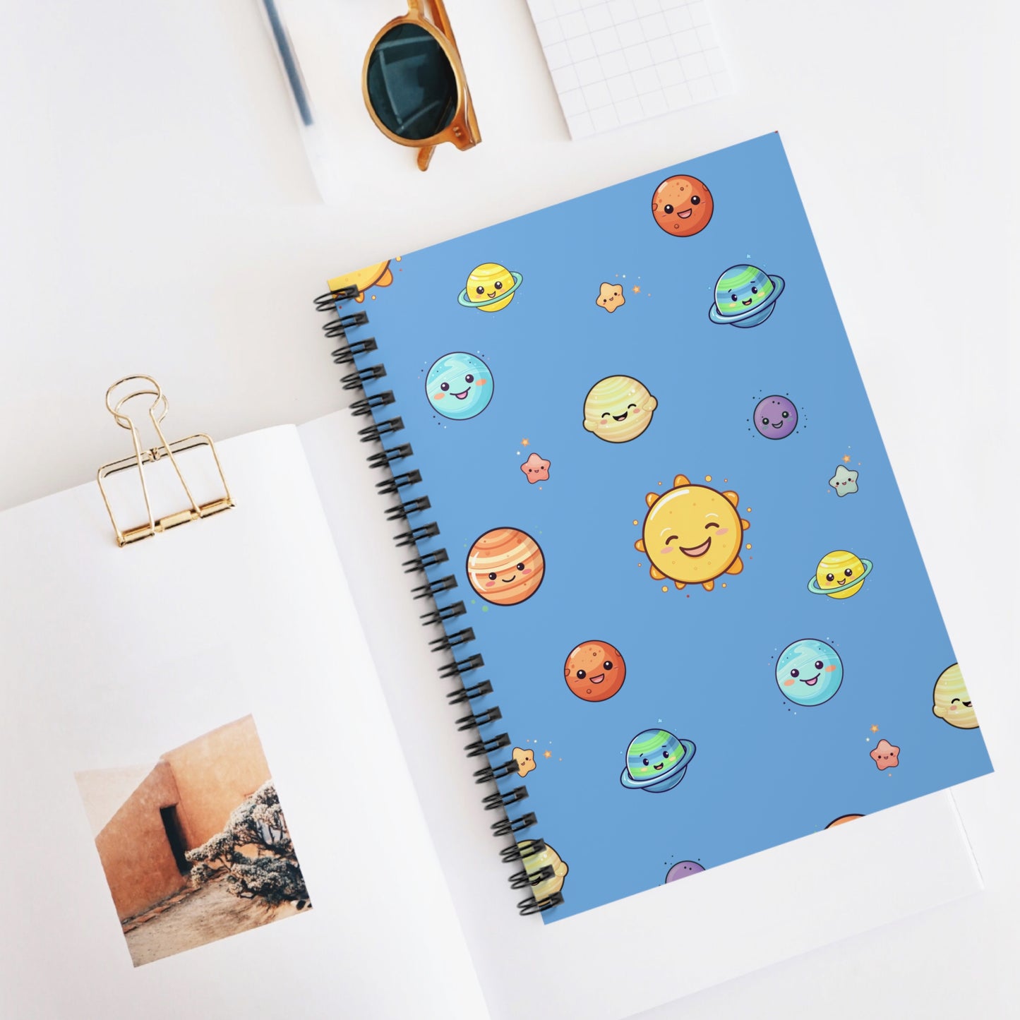 Young Solar System Spiral Notebook - Ruled Line