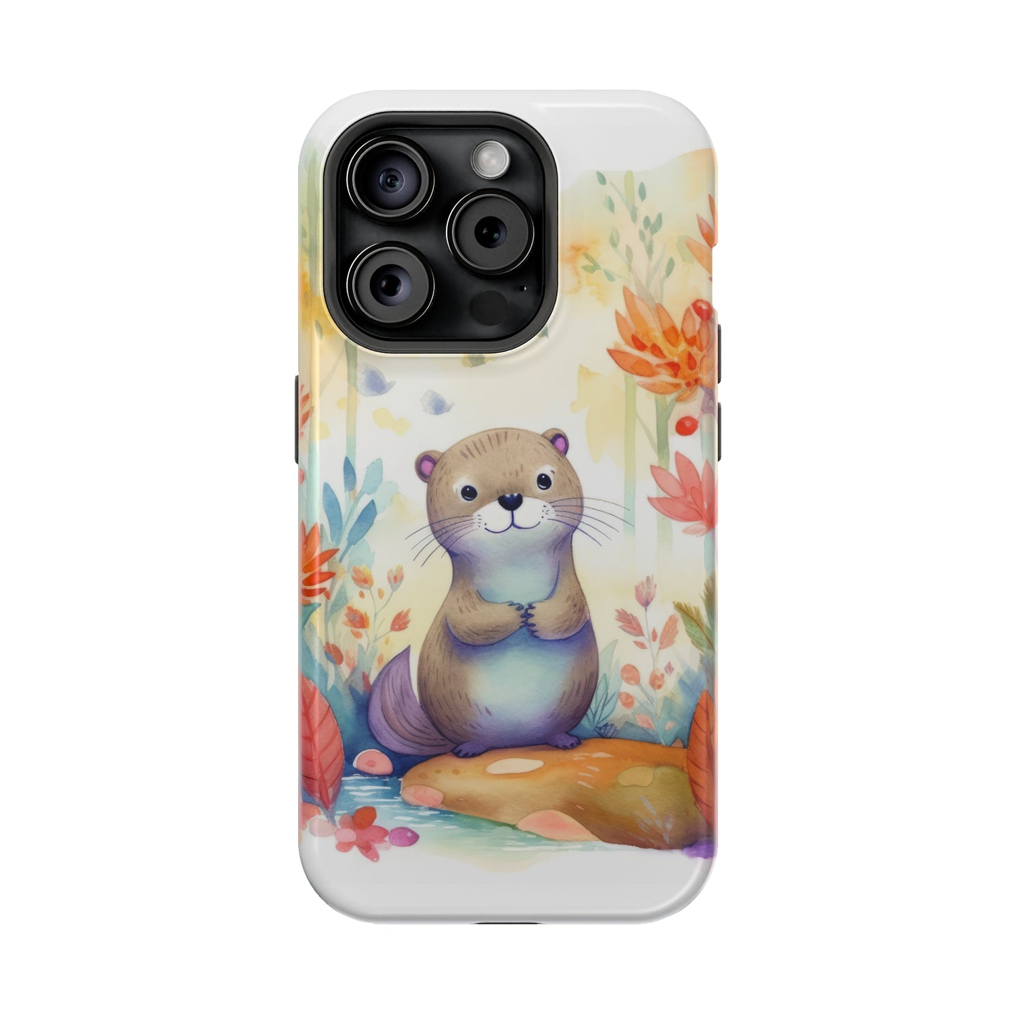 Cute Otter MagSafe Tough iPhone Case