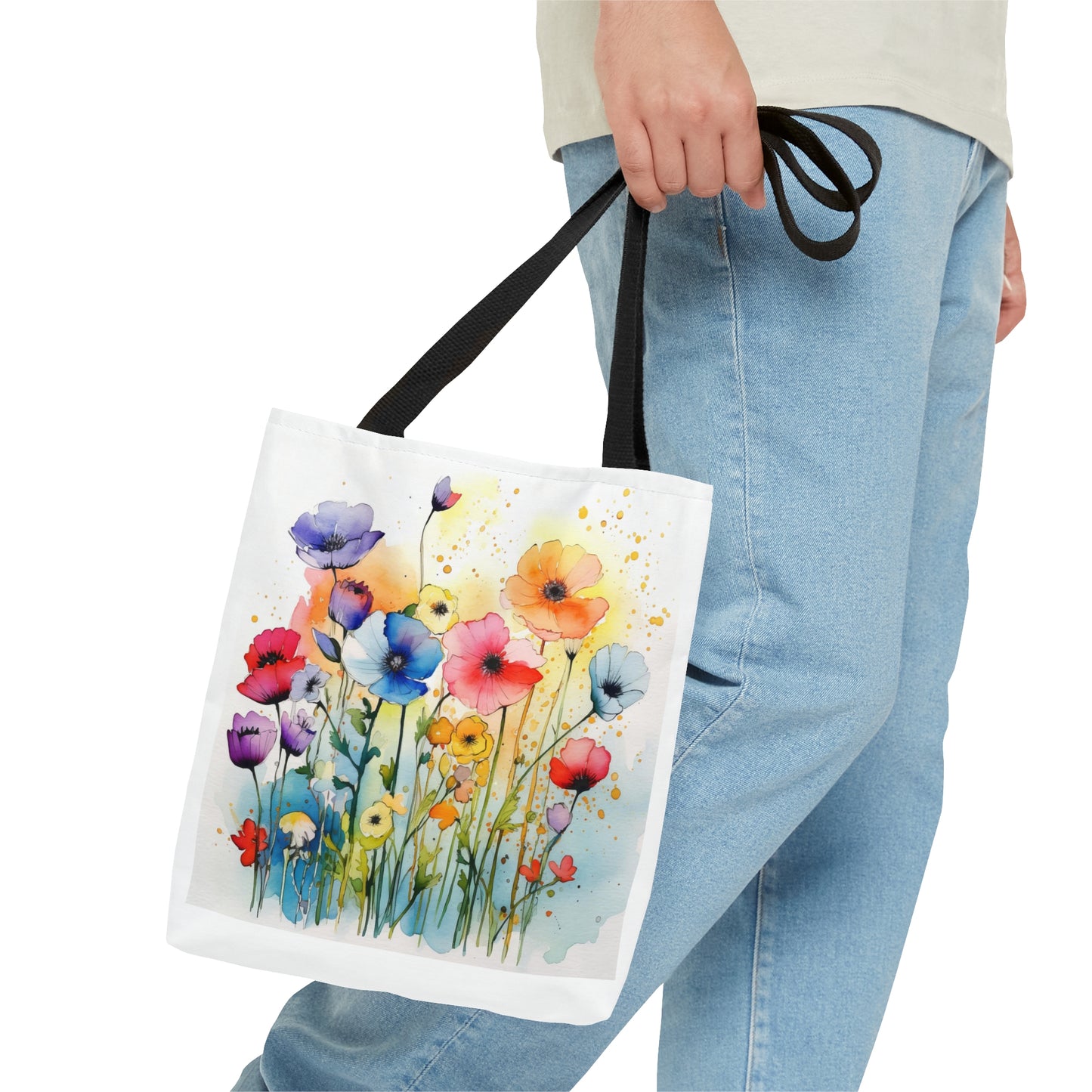 Splash of Color Wildflowers Tote Bag