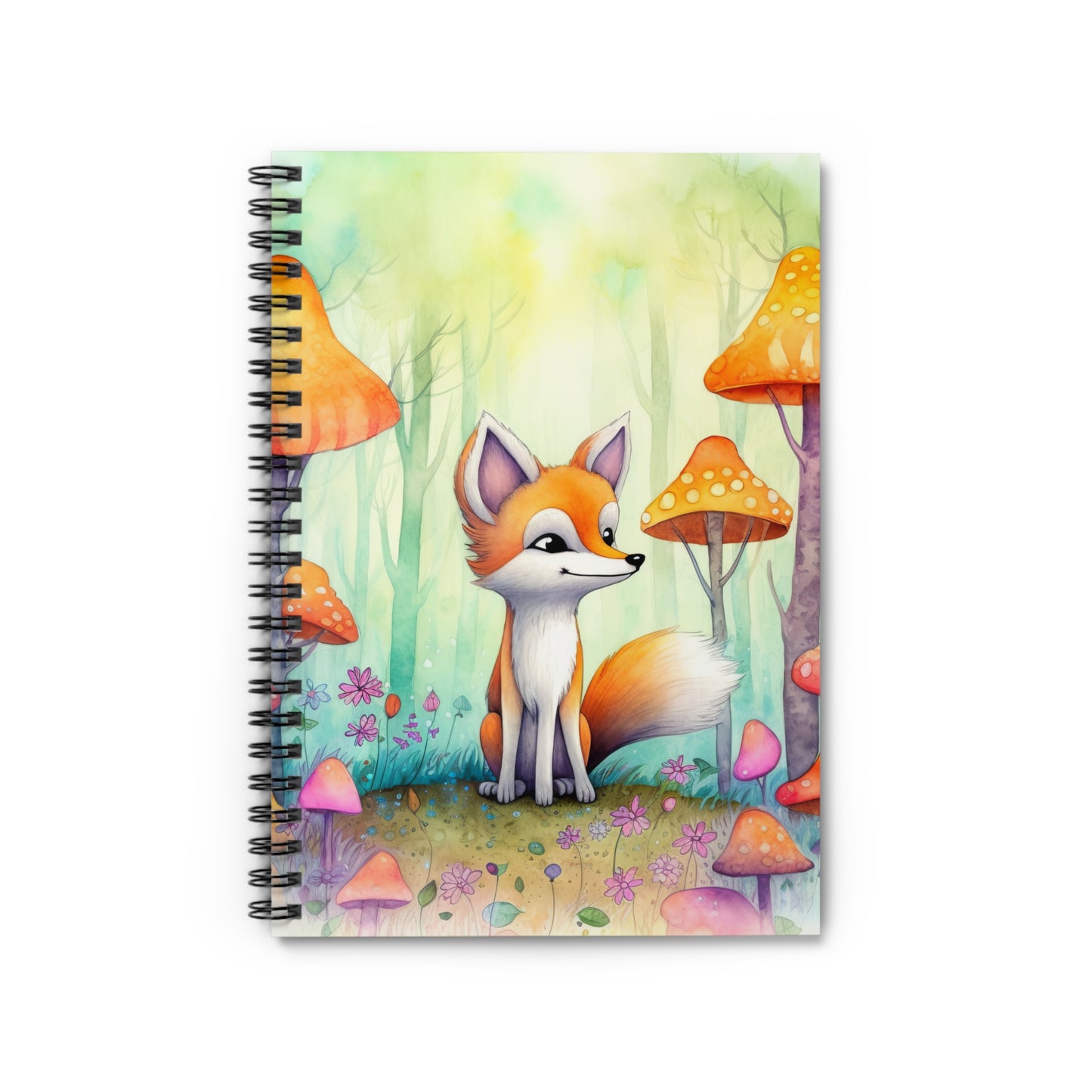 Fox Spiral Notebook - Ruled Line